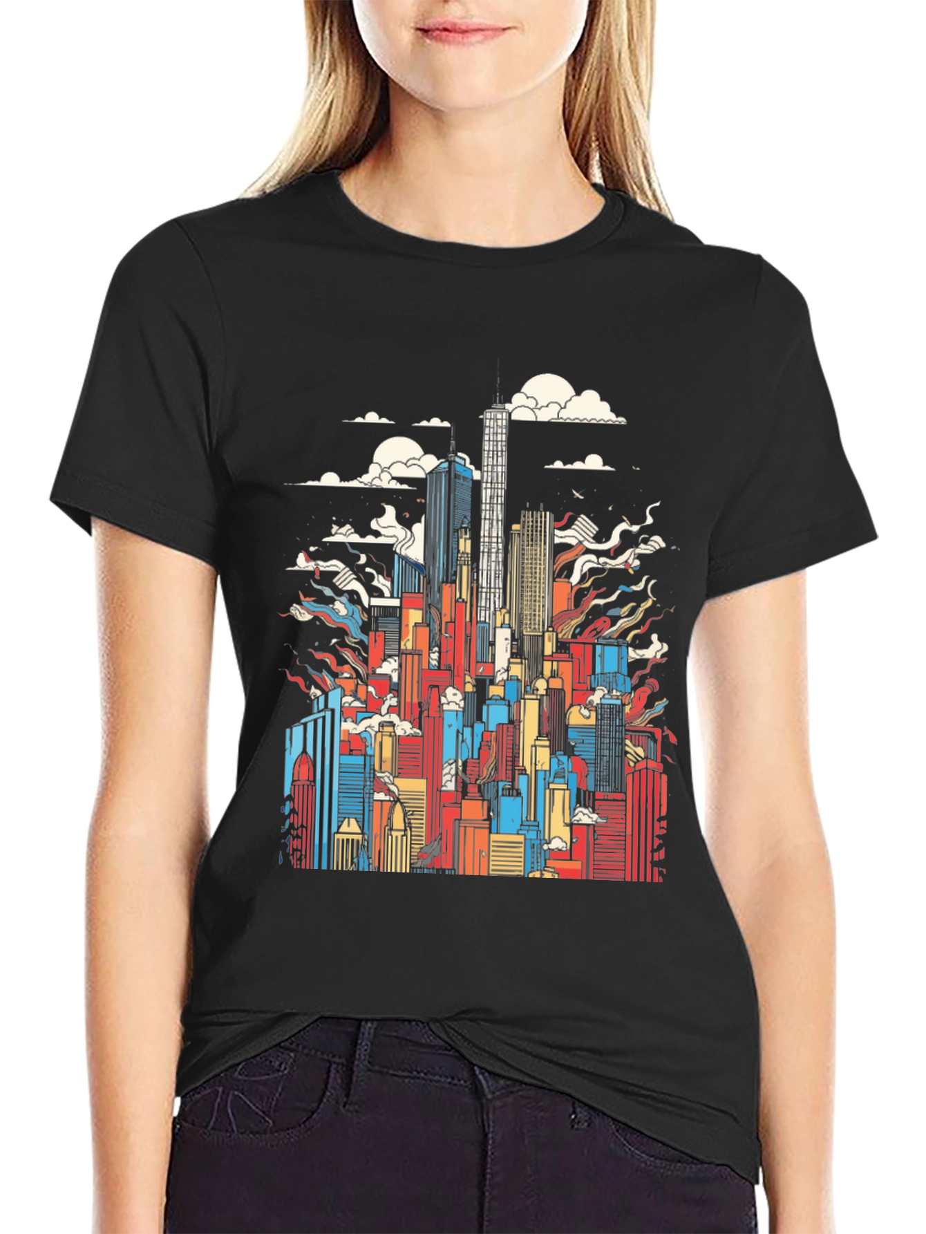Cityscape Graphic Tee - Urban Style