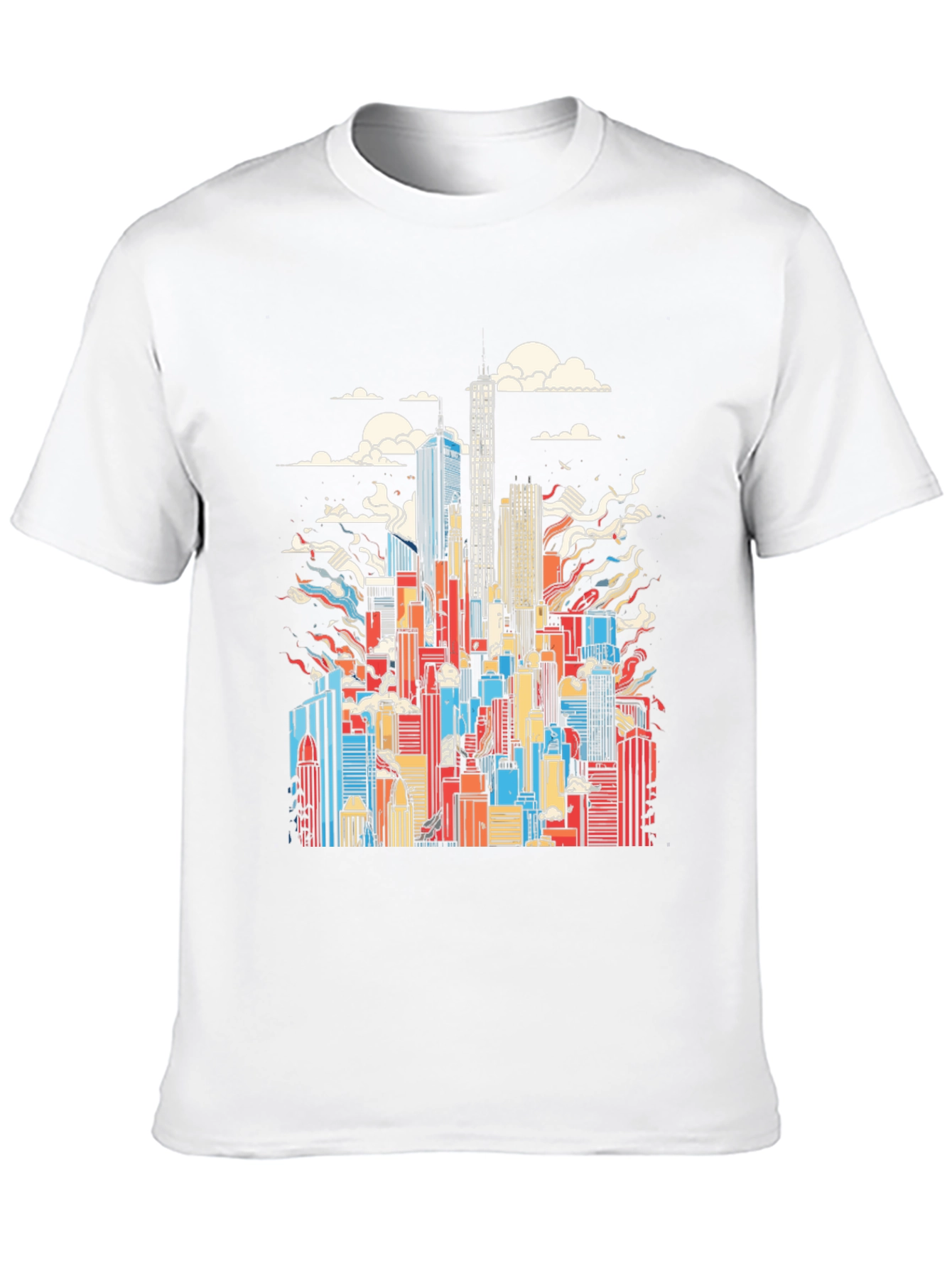 Cityscape Graphic Tee - Urban Style