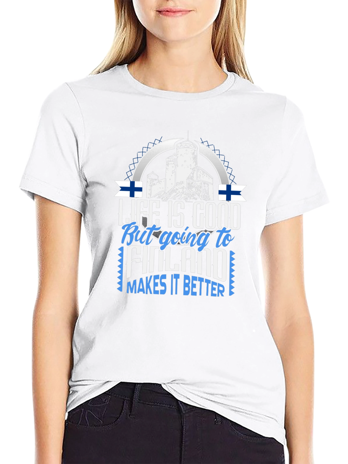 Finland Tee - Life is Good - Travel T-Shirt