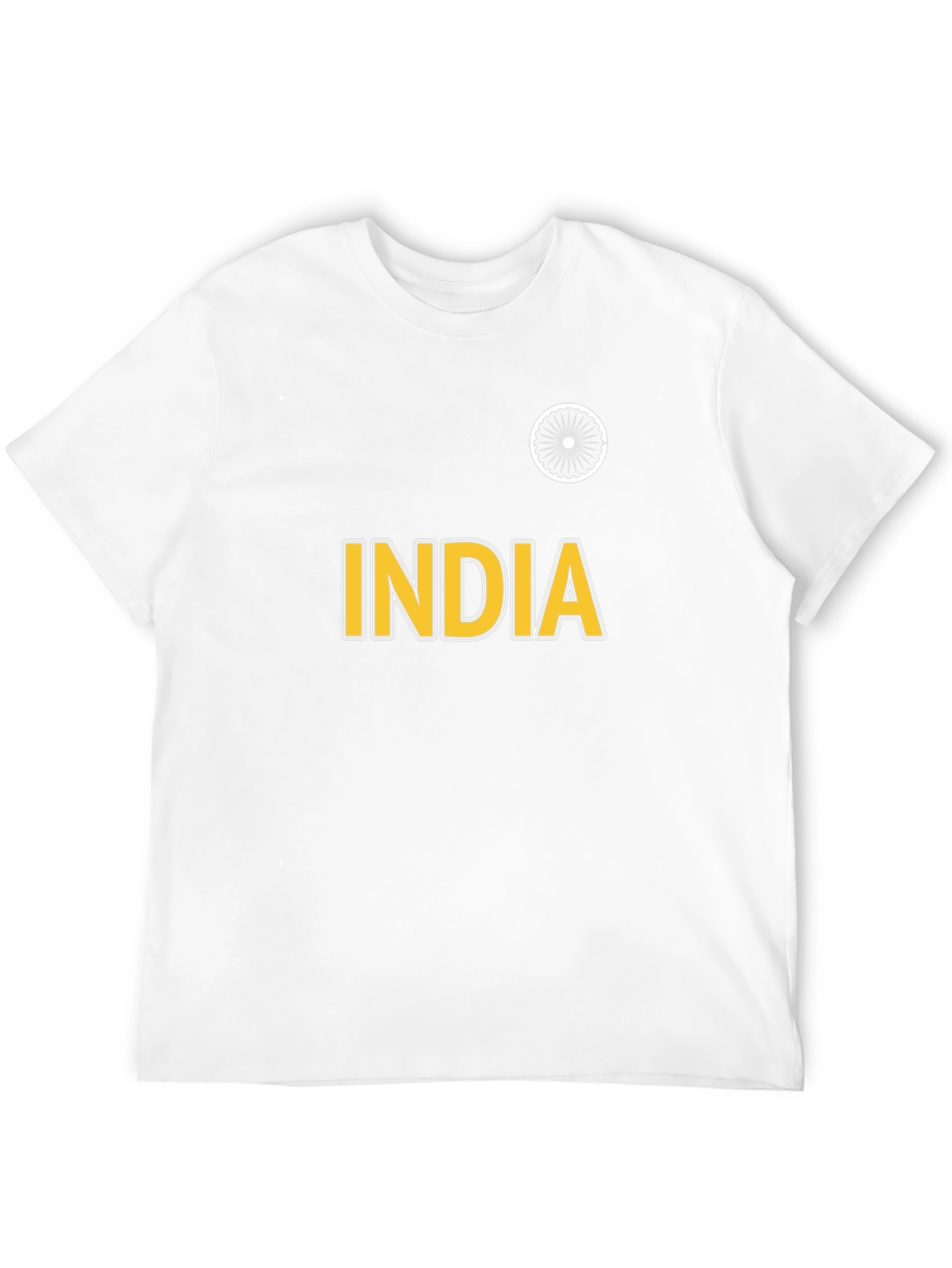 India Graphic Print Black T-Shirt