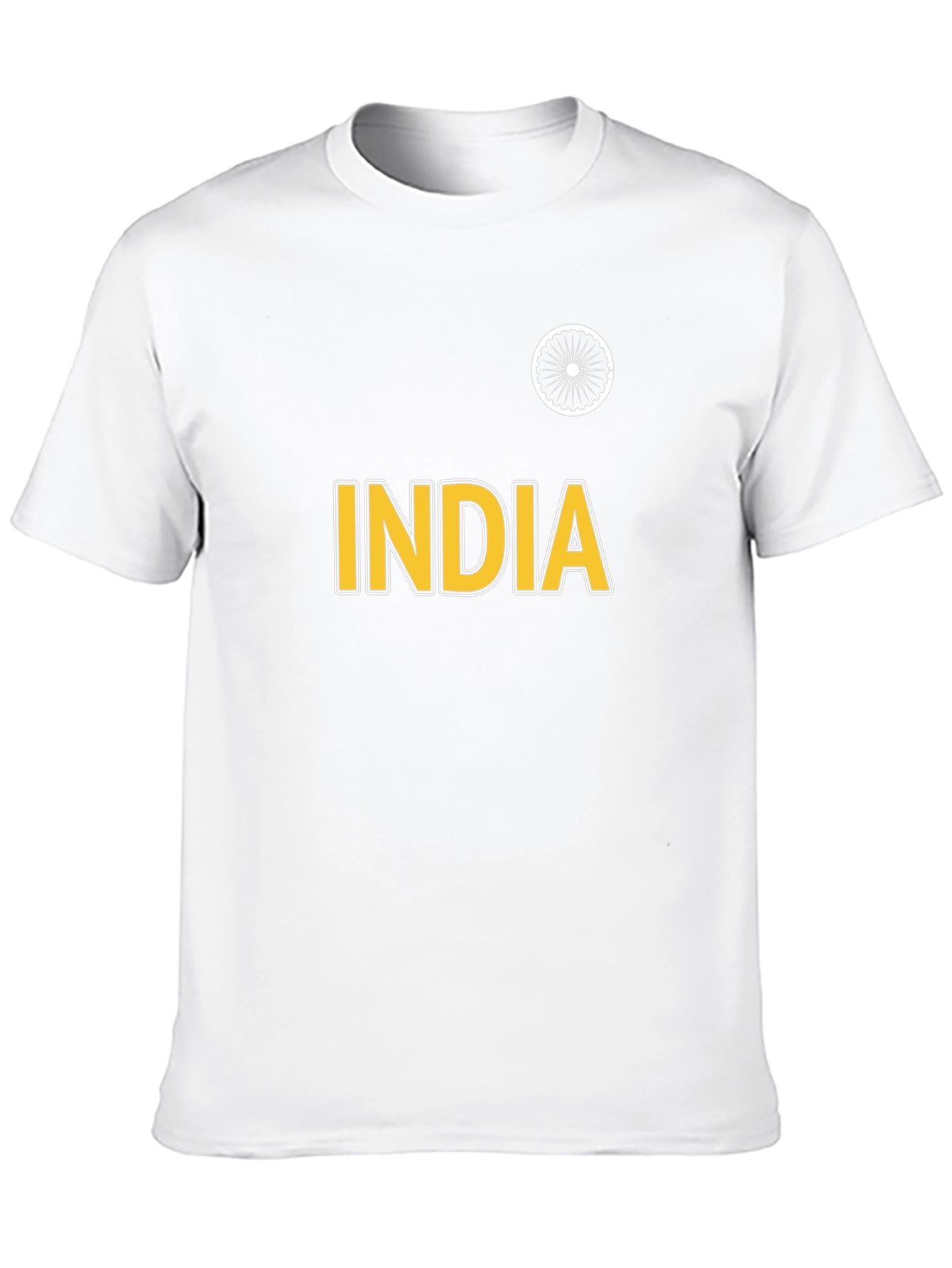 India Graphic Print Black T-Shirt