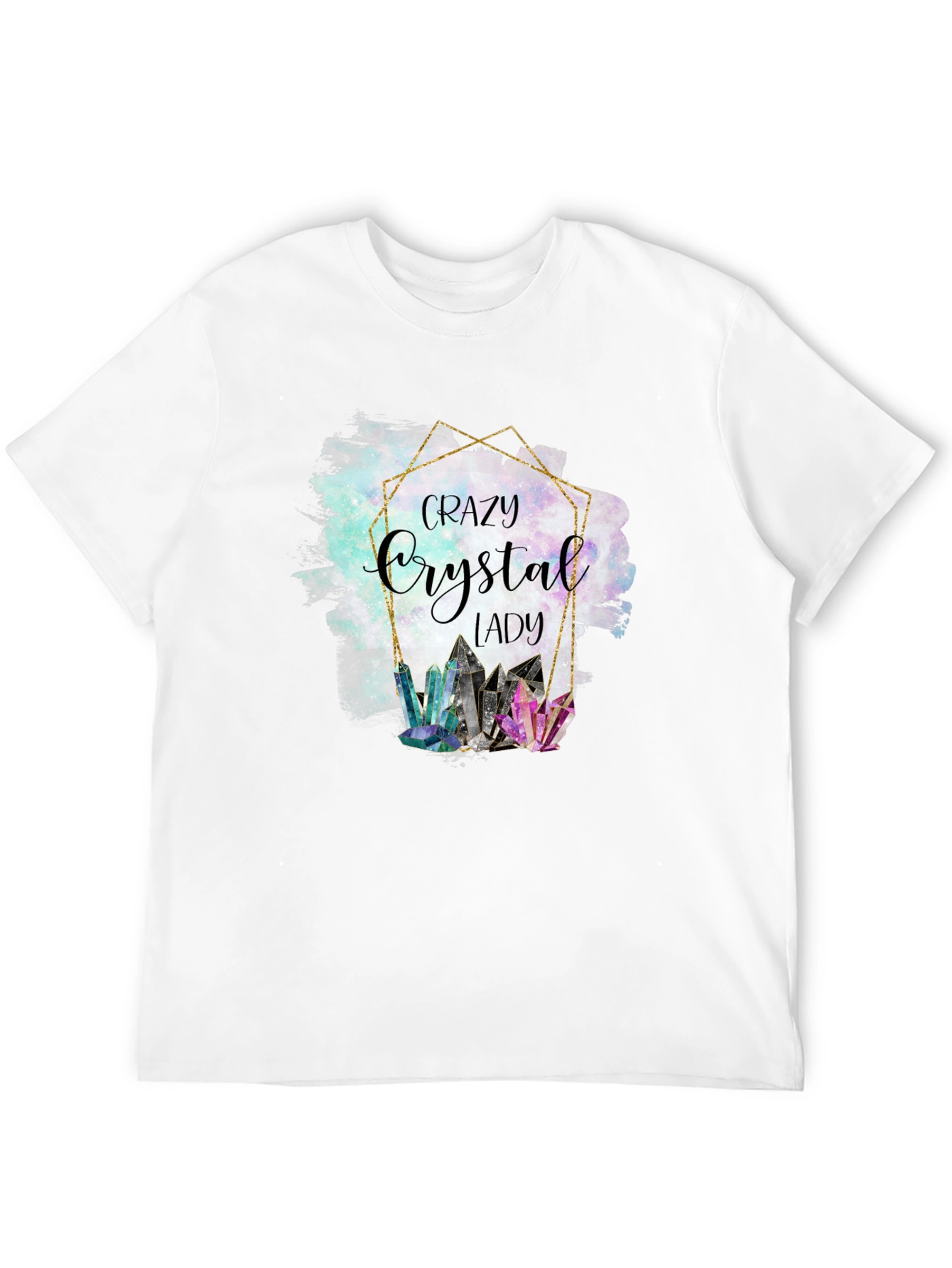 Crazy Crystal Lady Graphic T-Shirt