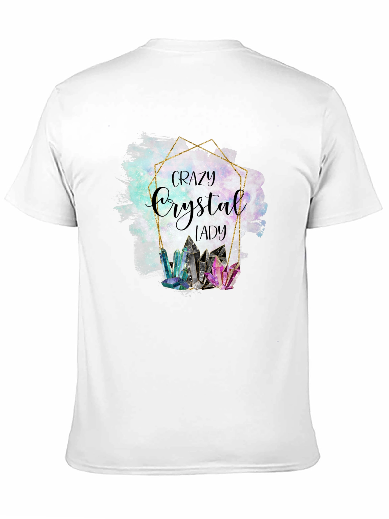 Crazy Crystal Lady Graphic T-Shirt