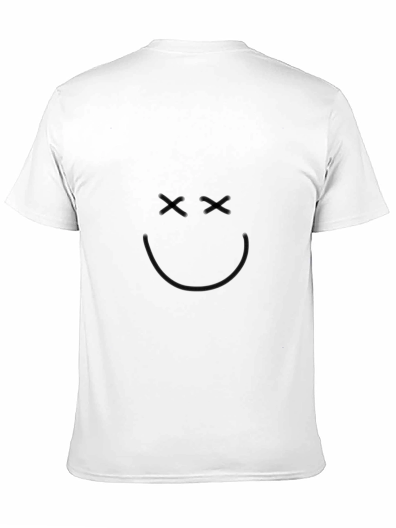 Smiley Face Graphic Tee - Classic Black T-Shirt