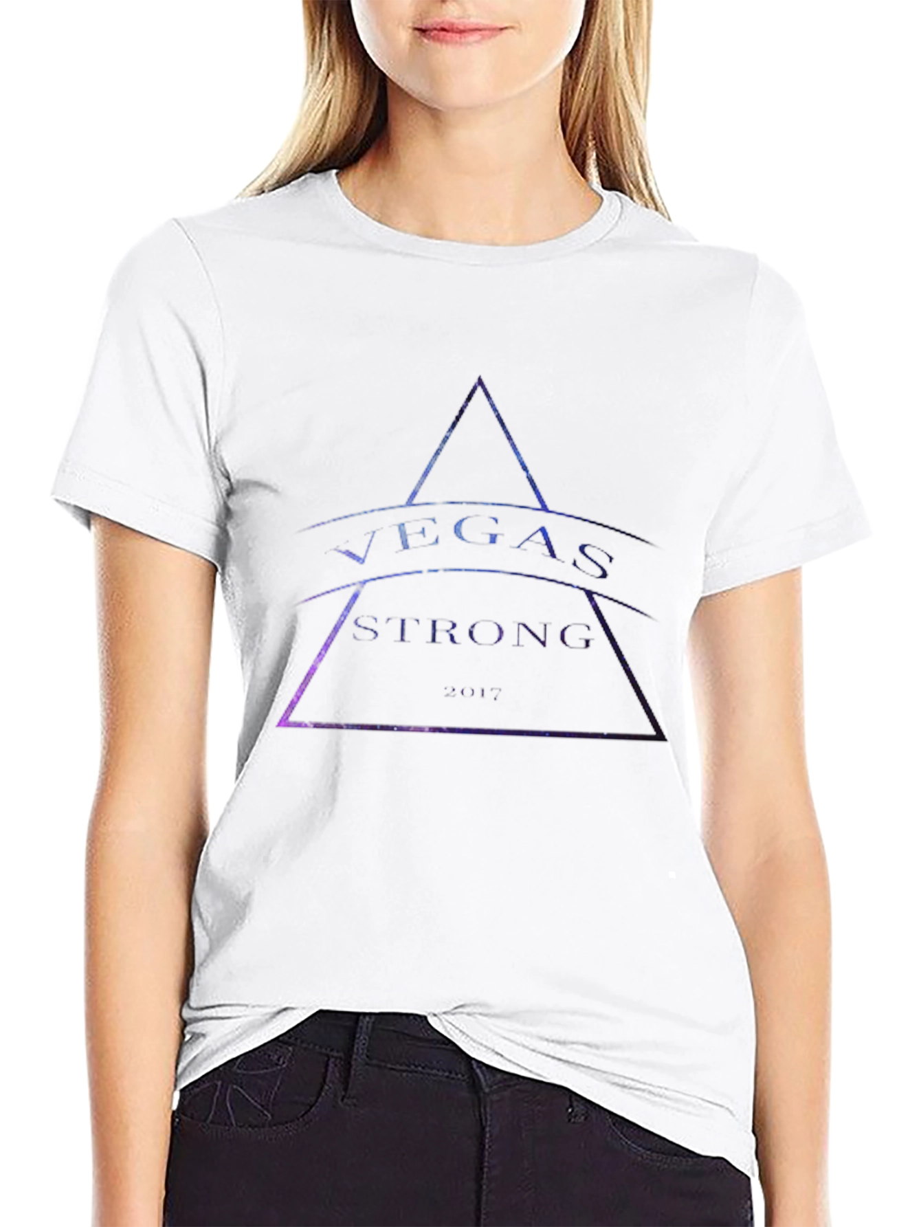 Vegas Strong 2017 Graphic Black Tee