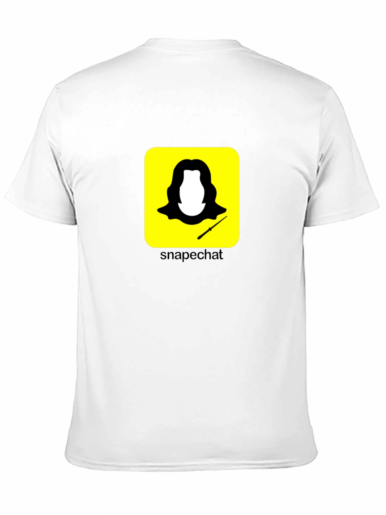 Funny Snape Snapchat Black T-Shirt