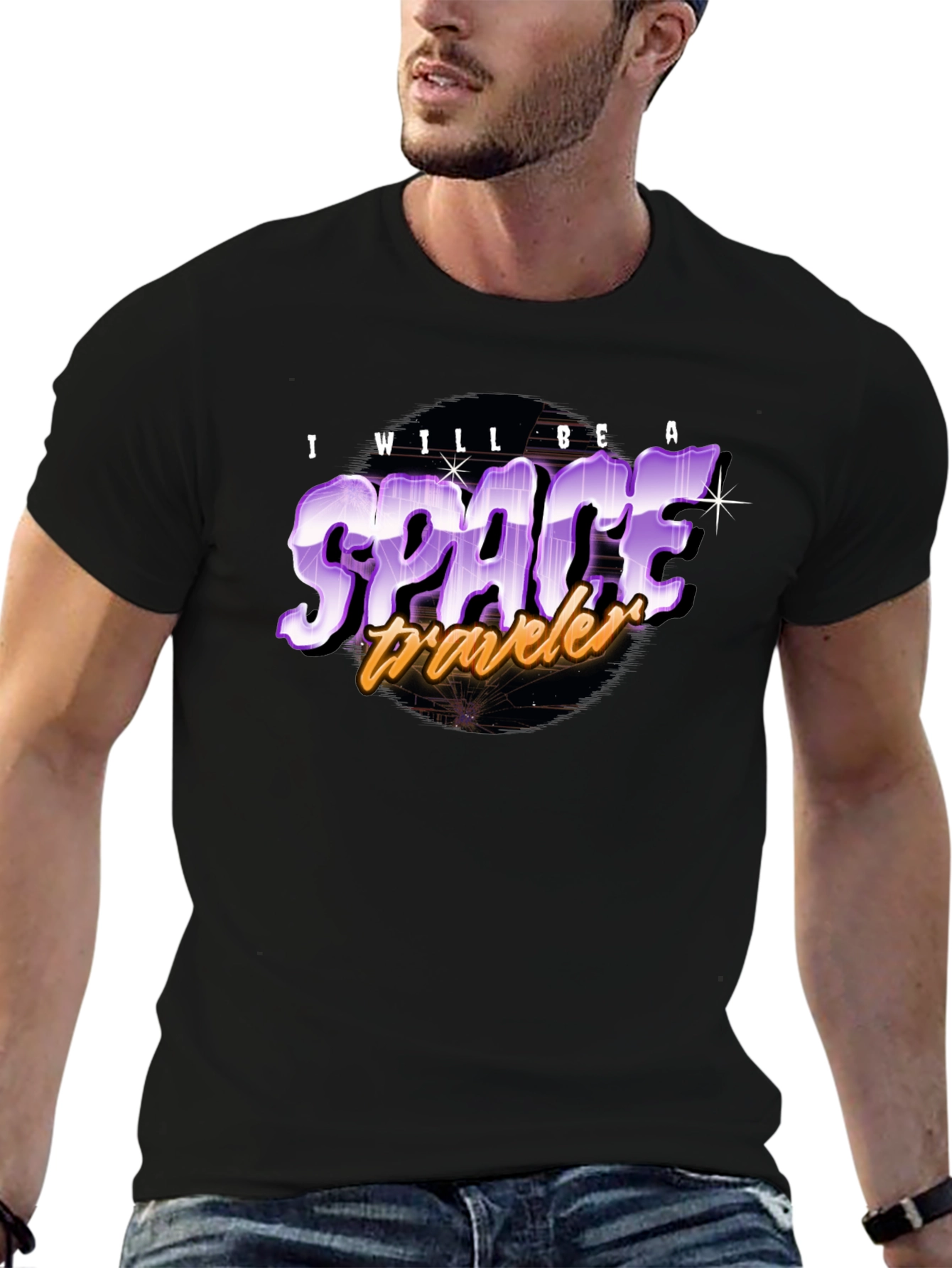 Space Traveler T-Shirt - Bold Graphic Tee