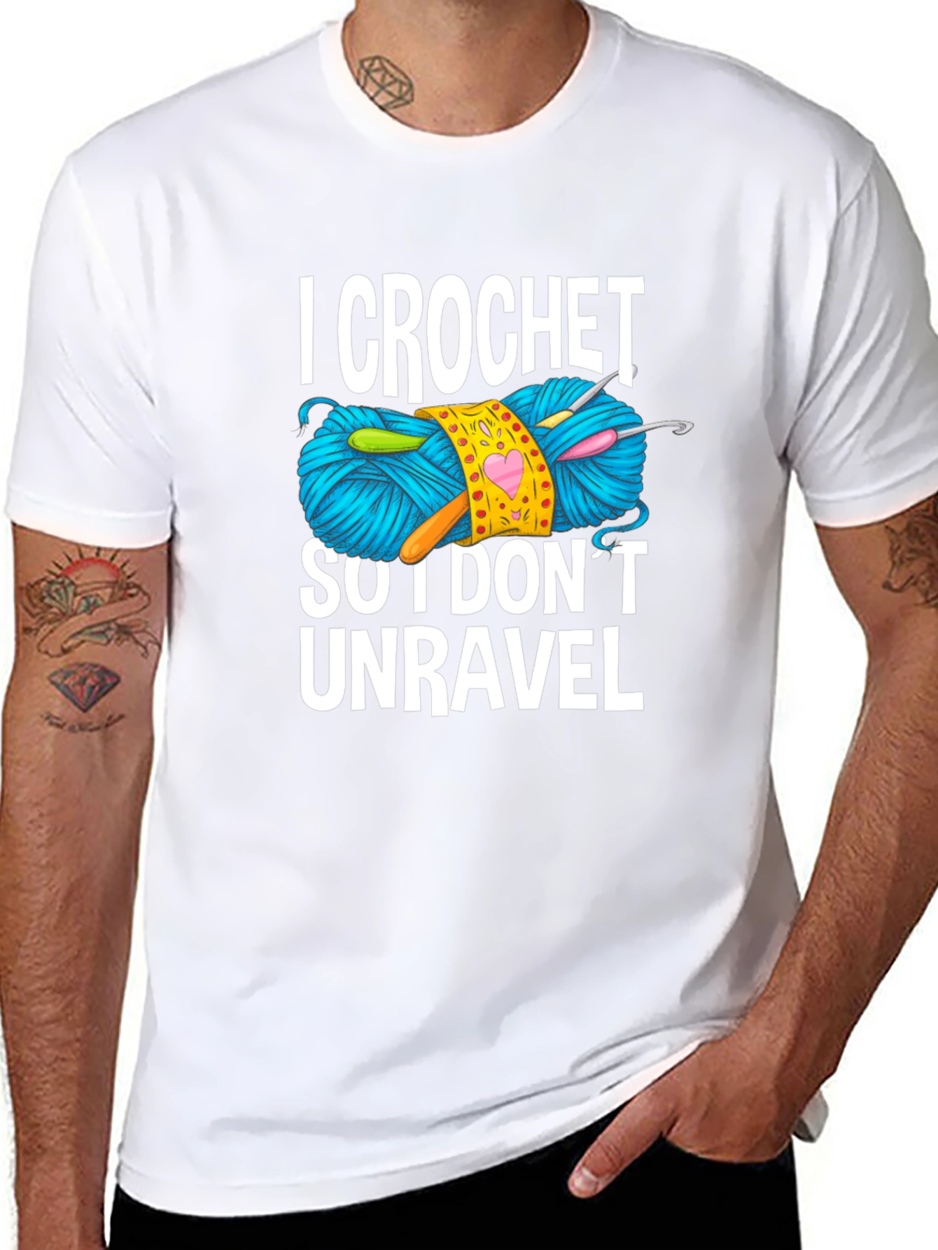 I Crochet So I Dont Unravel T-Shirt