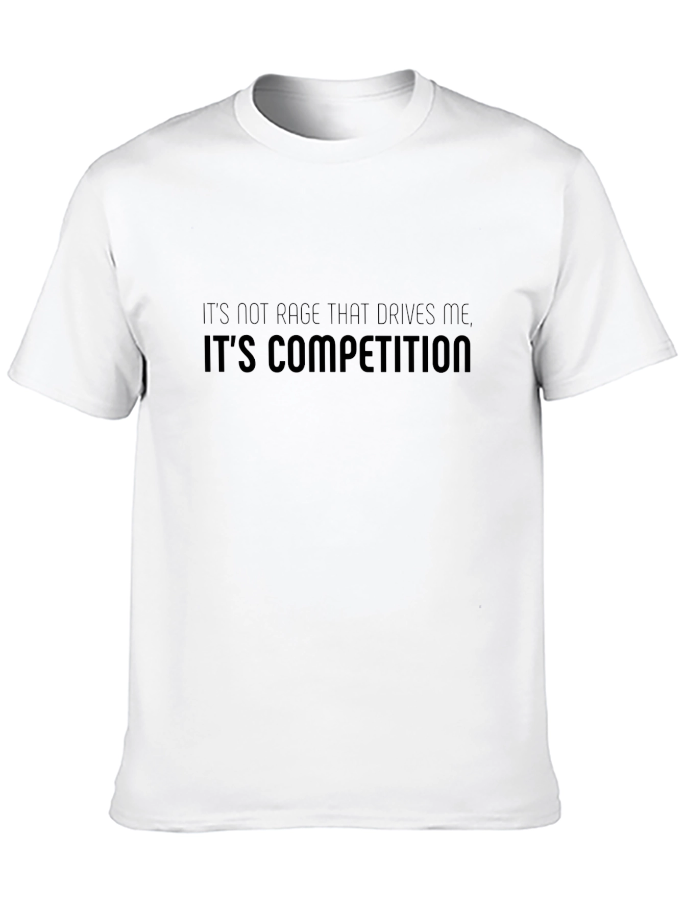 Competition T-Shirt - Motivational Black Tee
