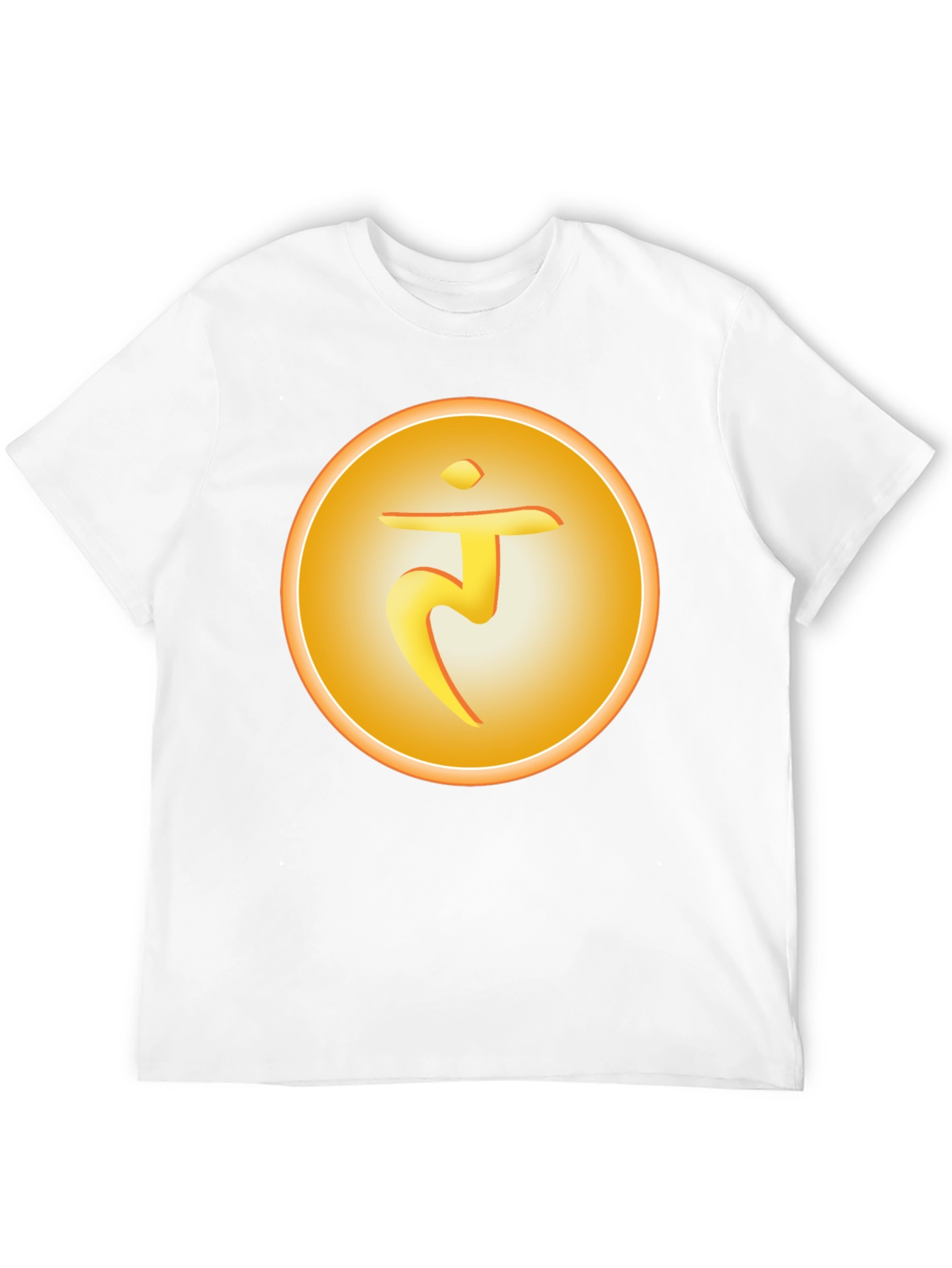 Solar Plexus Chakra Symbol T-Shirt - Spiritual Design
