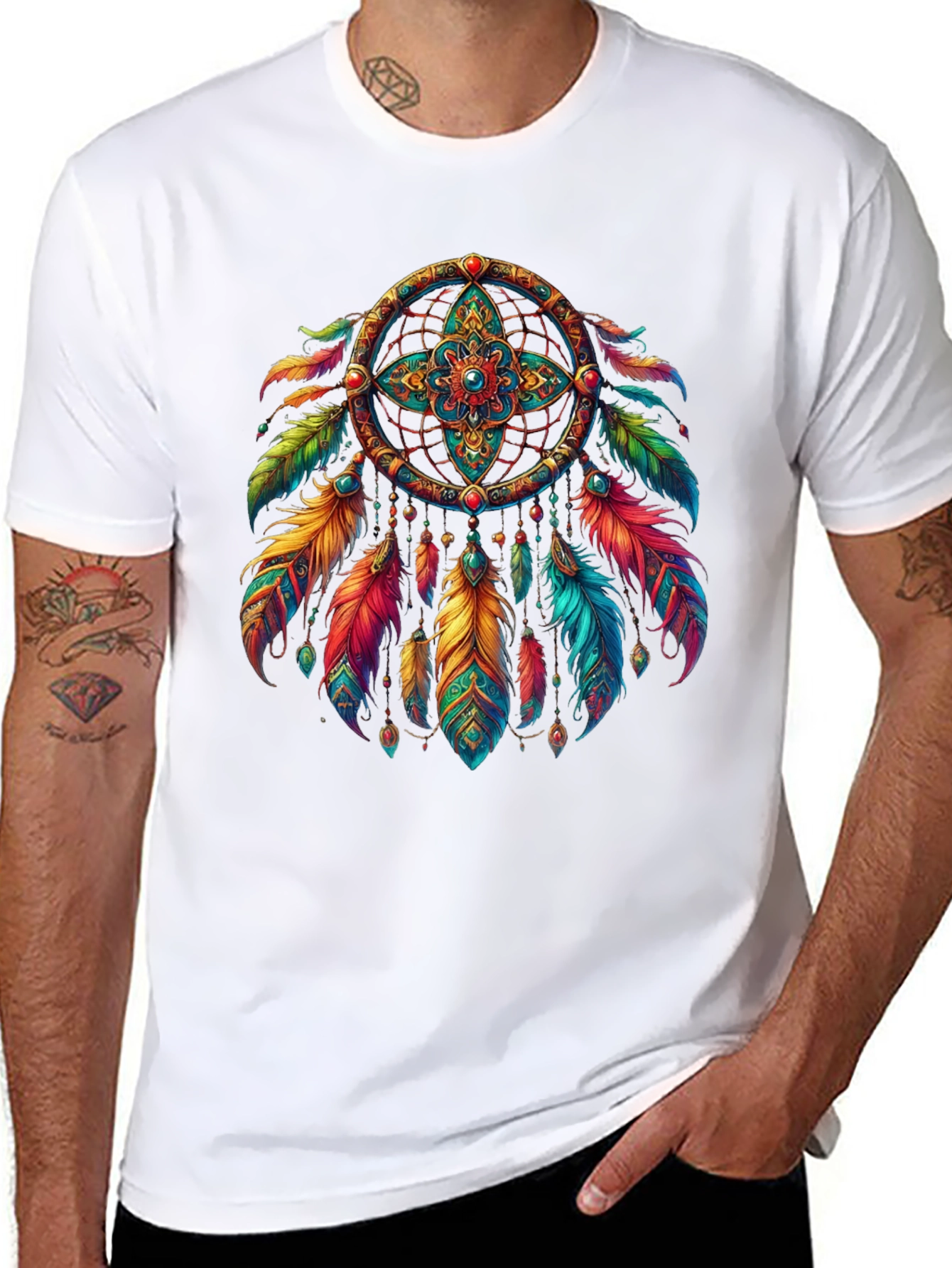 Dream Catcher Graphic T-Shirt - Boho Style