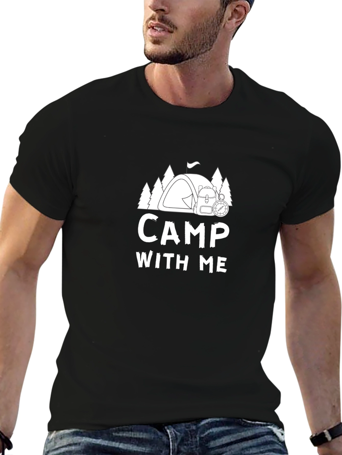 Camp With Me Graphic Tee - Adventure Awaits!