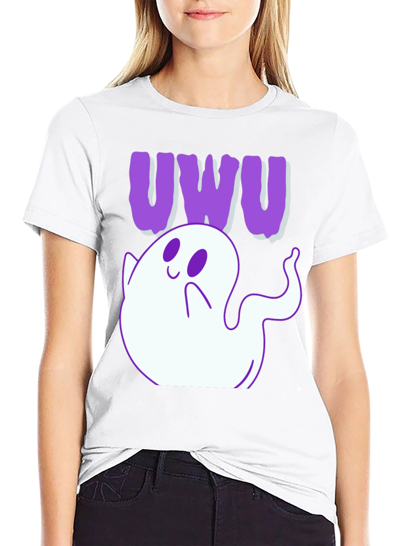 Cute Ghost UWU T-Shirt