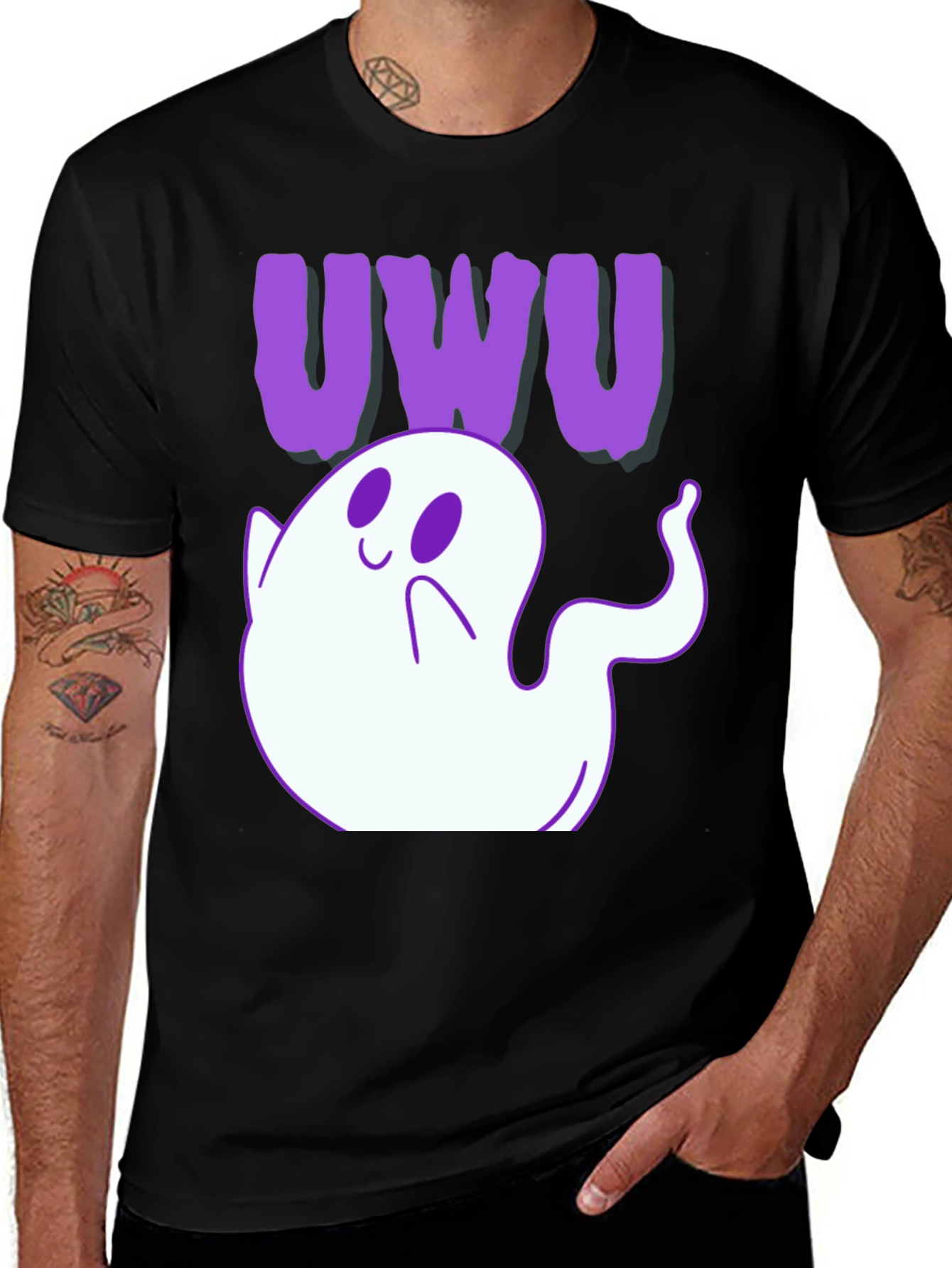 Cute Ghost UWU T-Shirt