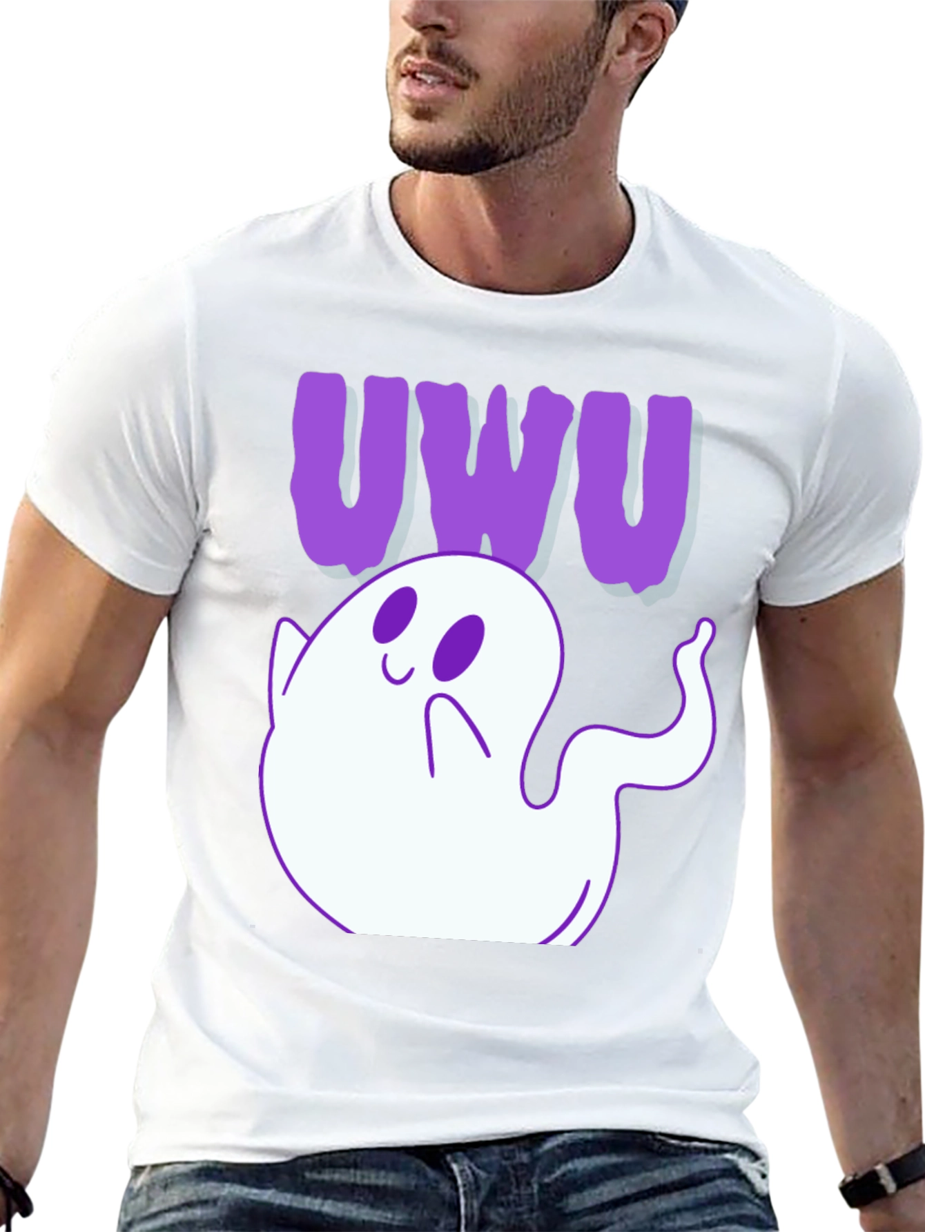 Cute Ghost UWU T-Shirt