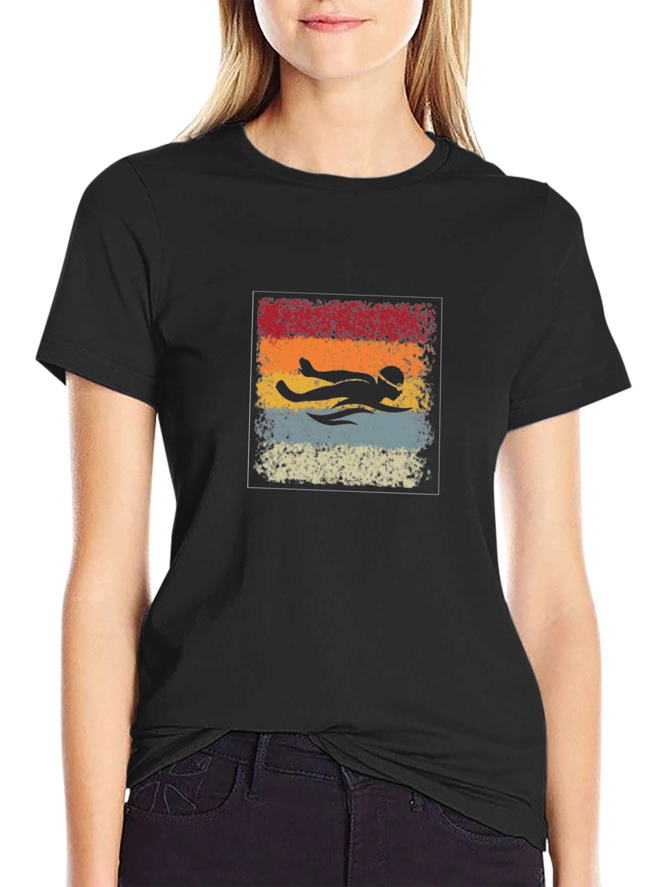 Retro Swimmer T-Shirt