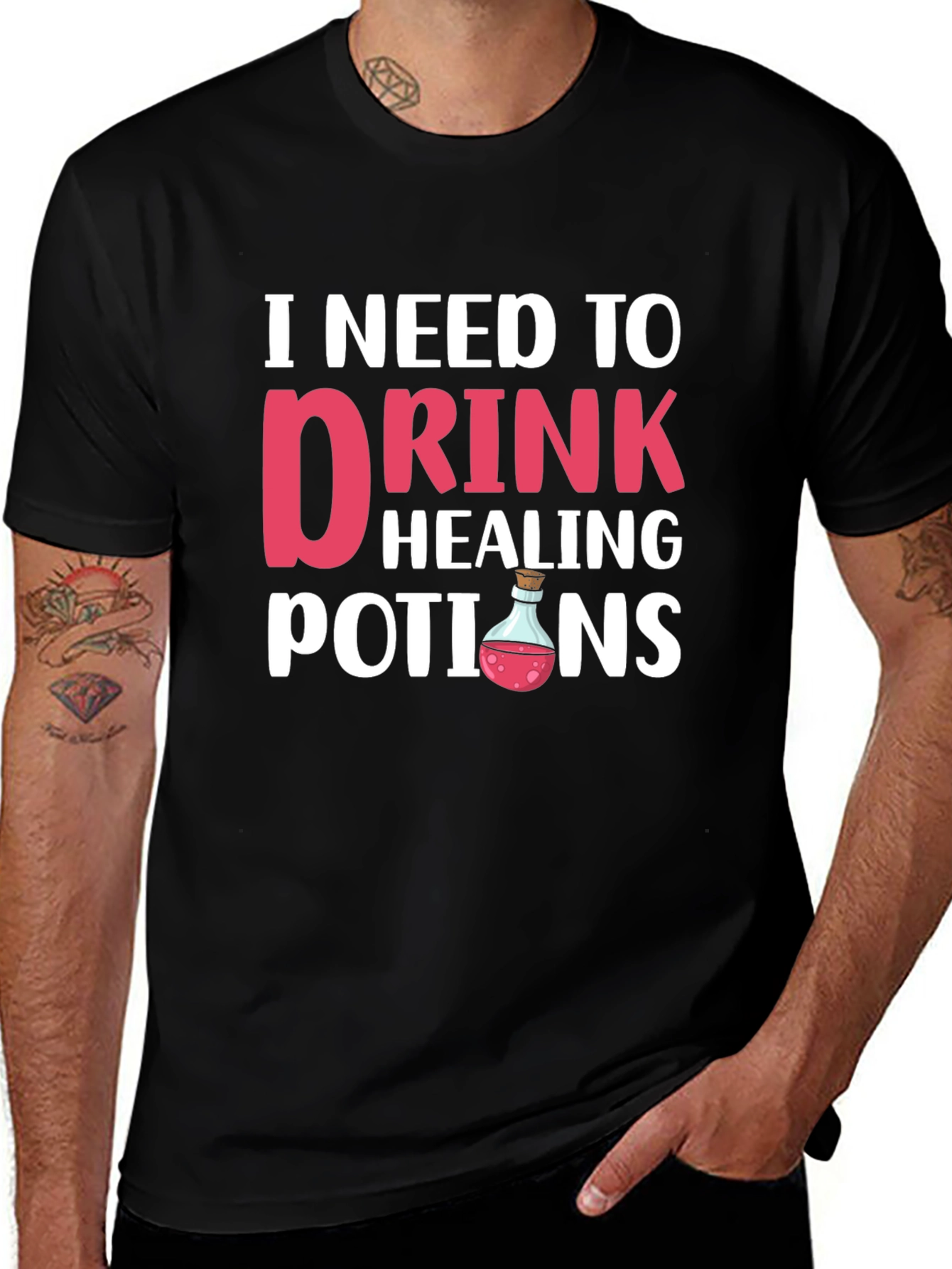 Healing Potions T-Shirt - Gamer Tee