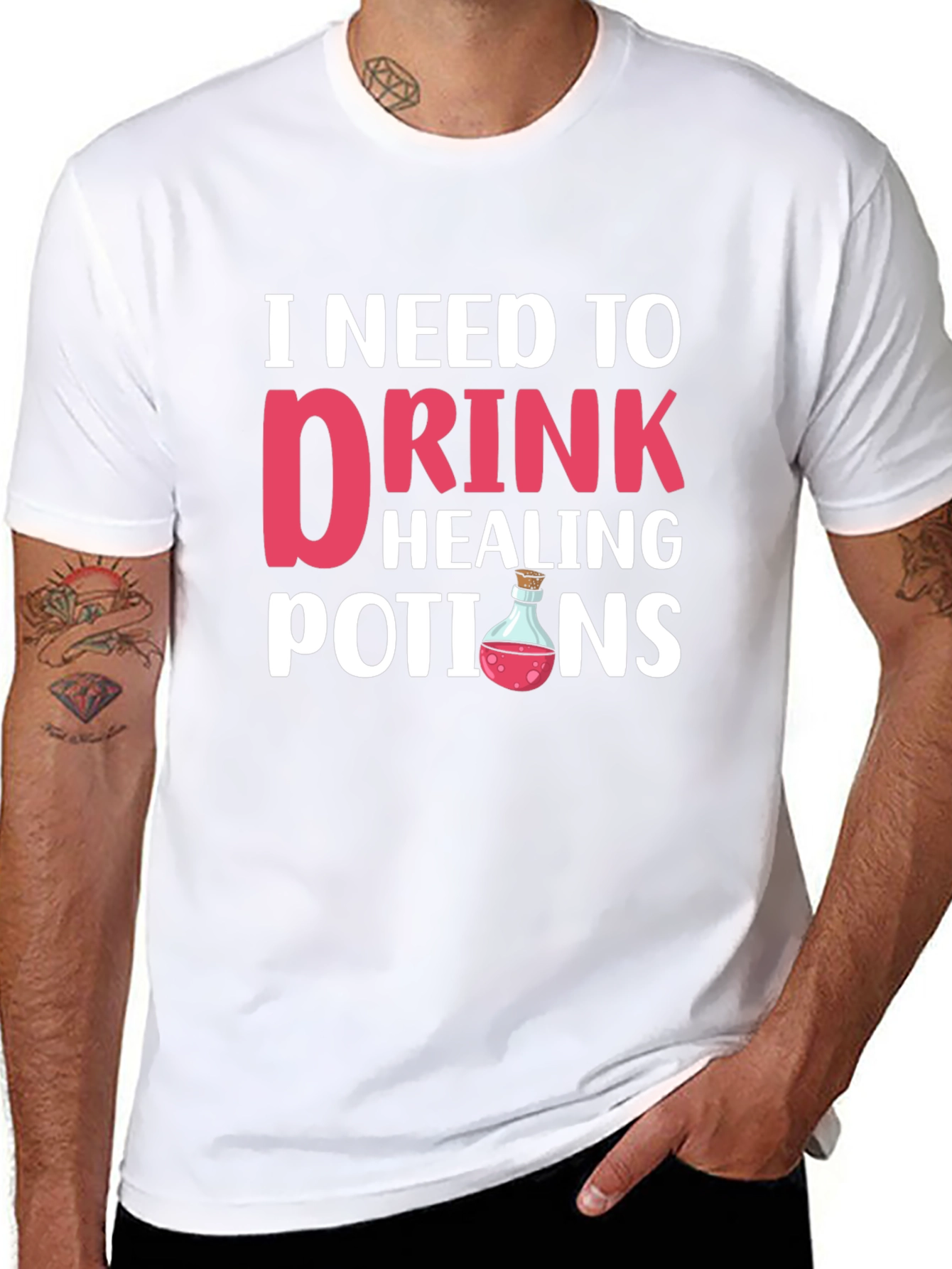 Healing Potions T-Shirt - Gamer Tee