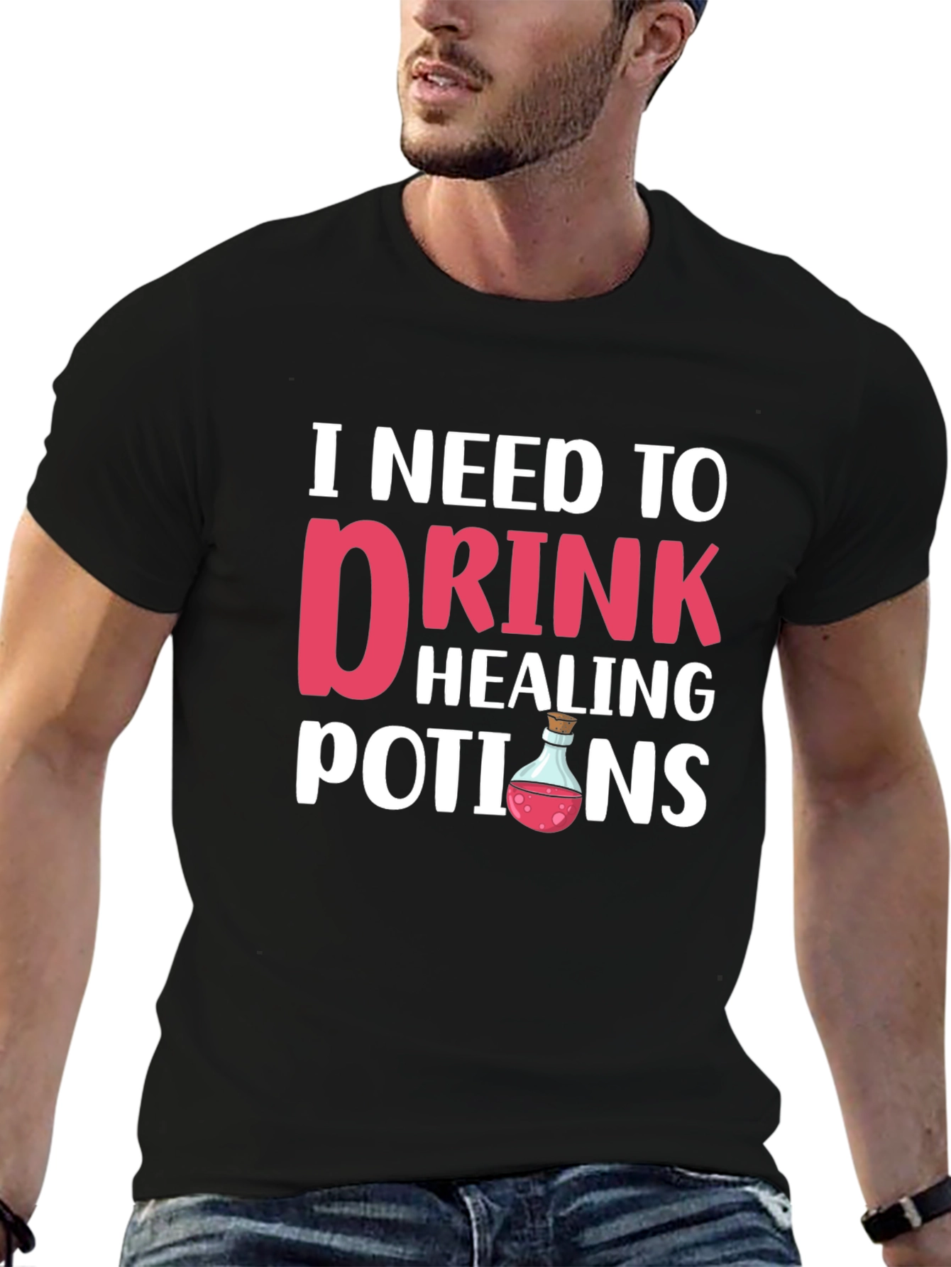 Healing Potions T-Shirt - Gamer Tee