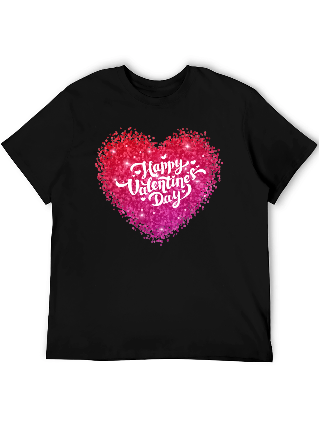 Happy Valentines Day Heart Graphic T-Shirt