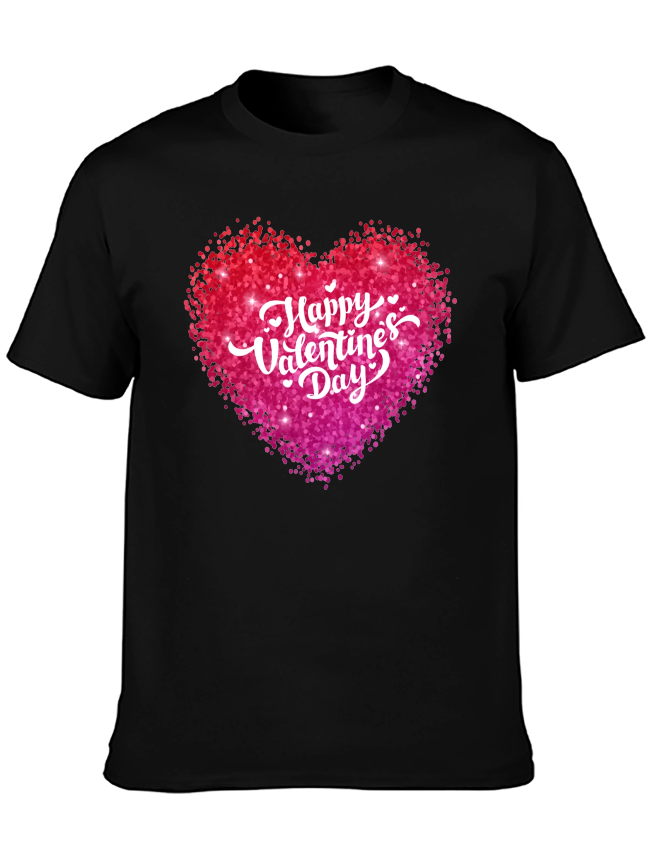 Happy Valentines Day Heart Graphic T-Shirt