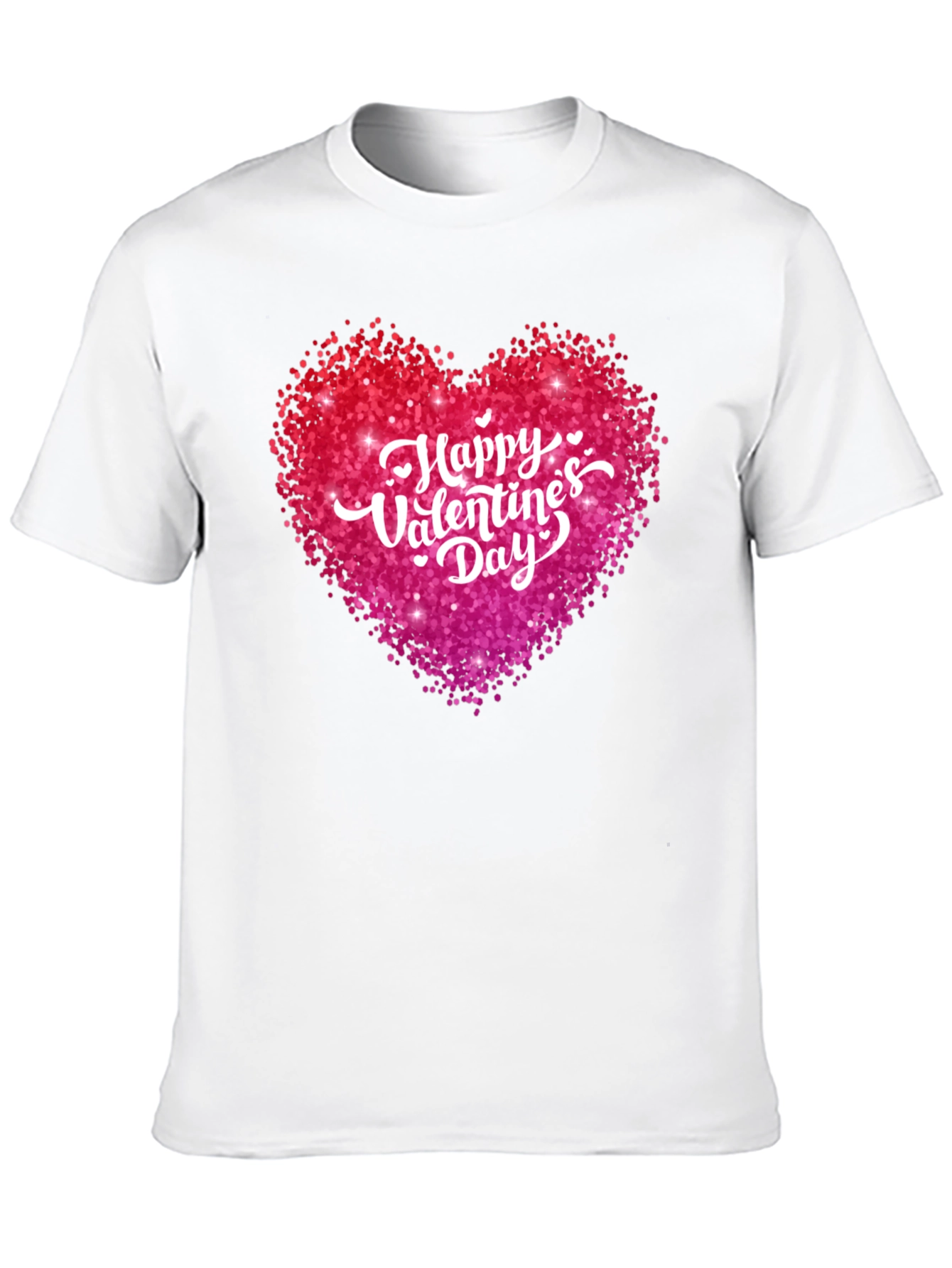 Happy Valentines Day Heart Graphic T-Shirt