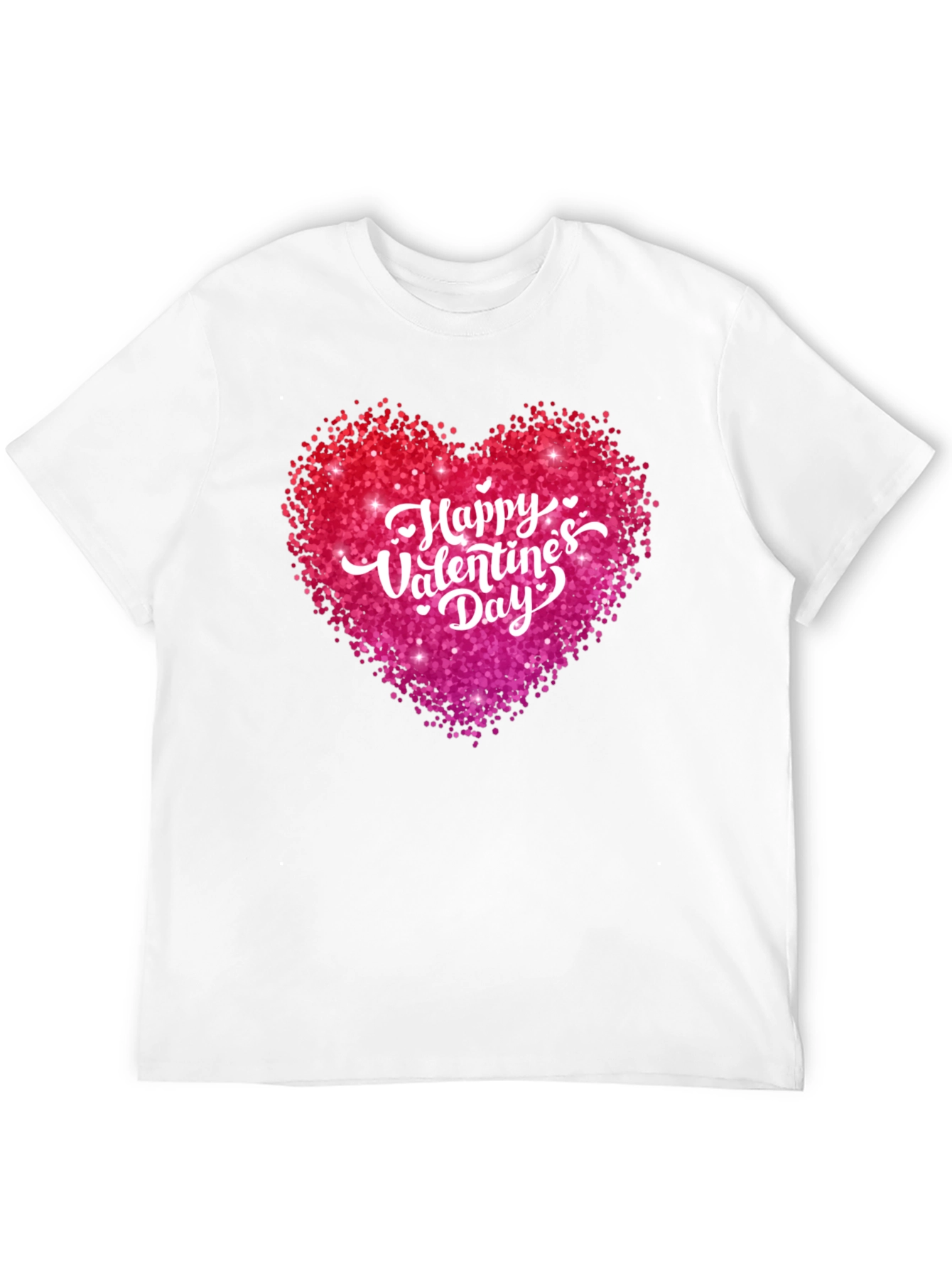 Happy Valentines Day Heart Graphic T-Shirt