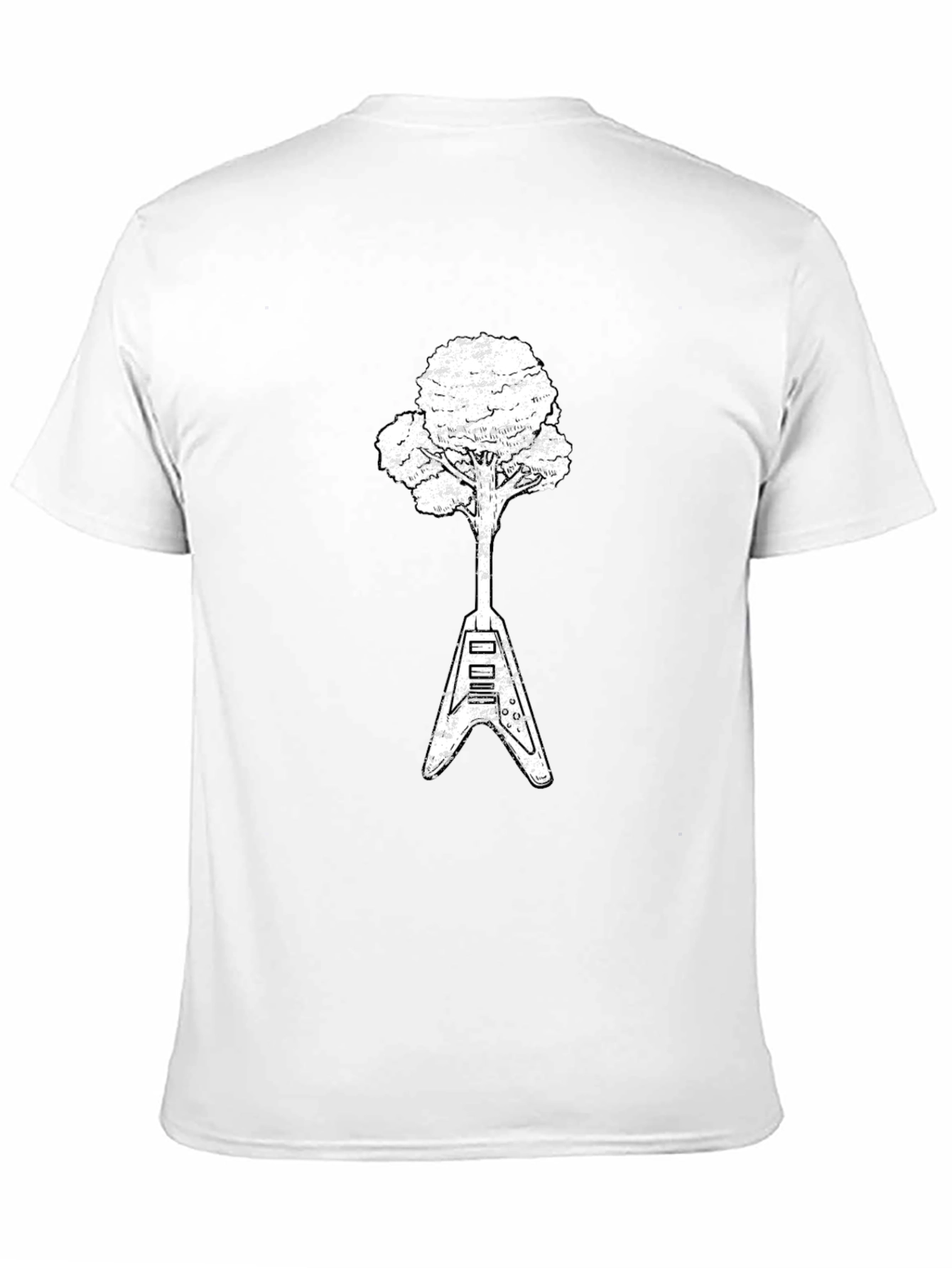 Guitar Tree Graphic Tee - Nature Meets Music