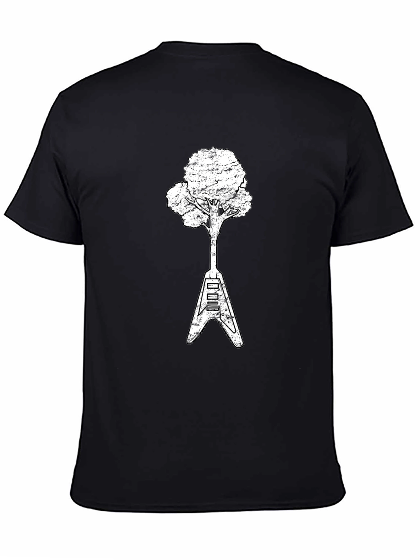 Guitar Tree Graphic Tee - Nature Meets Music