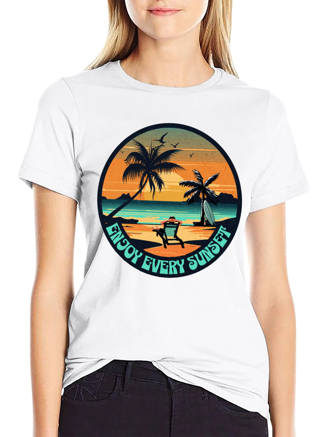 Enjoy Every Sunset Graphic Tee