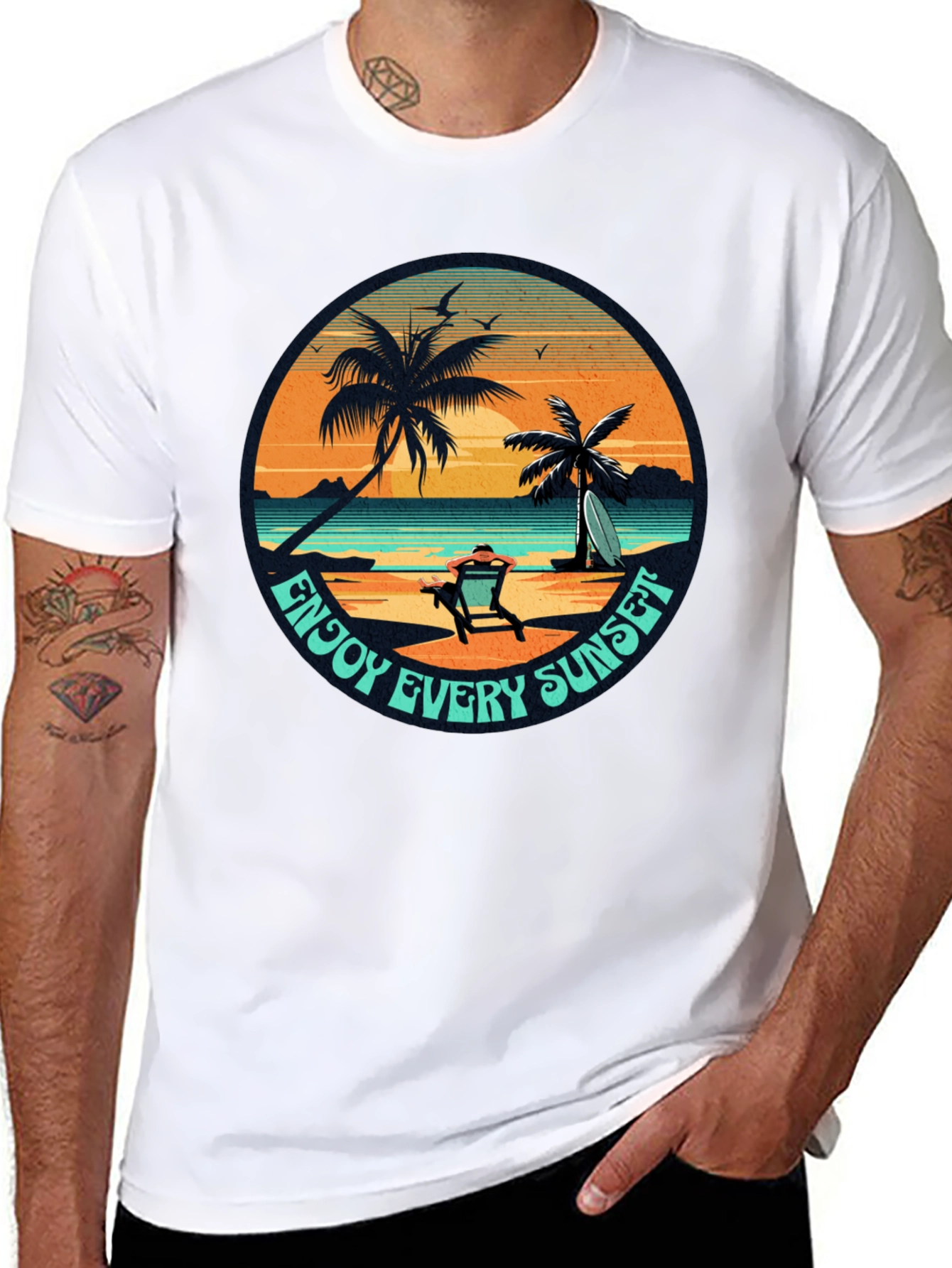 Enjoy Every Sunset Graphic Tee