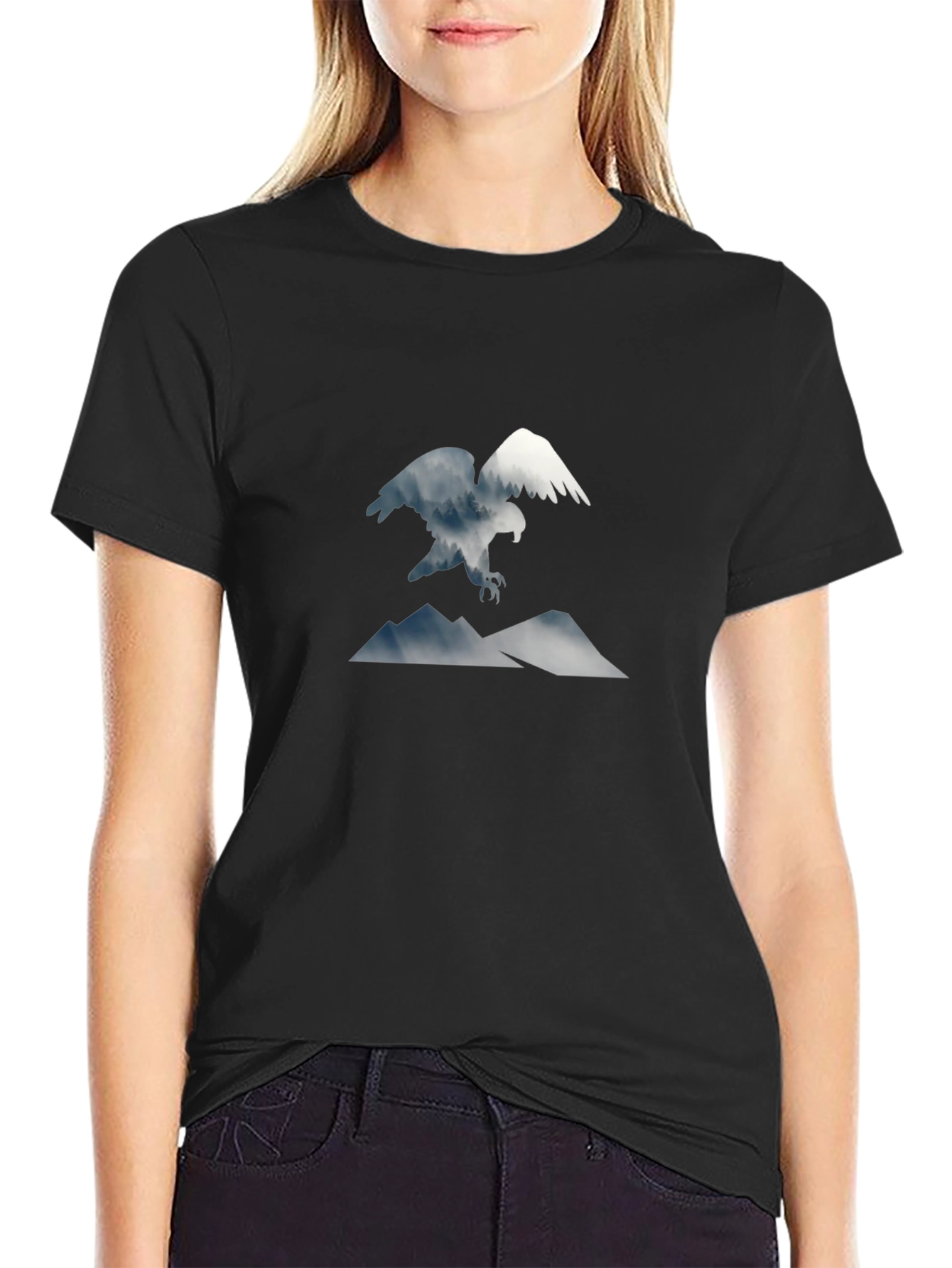 Eagle Mountain Graphic Tee - Black