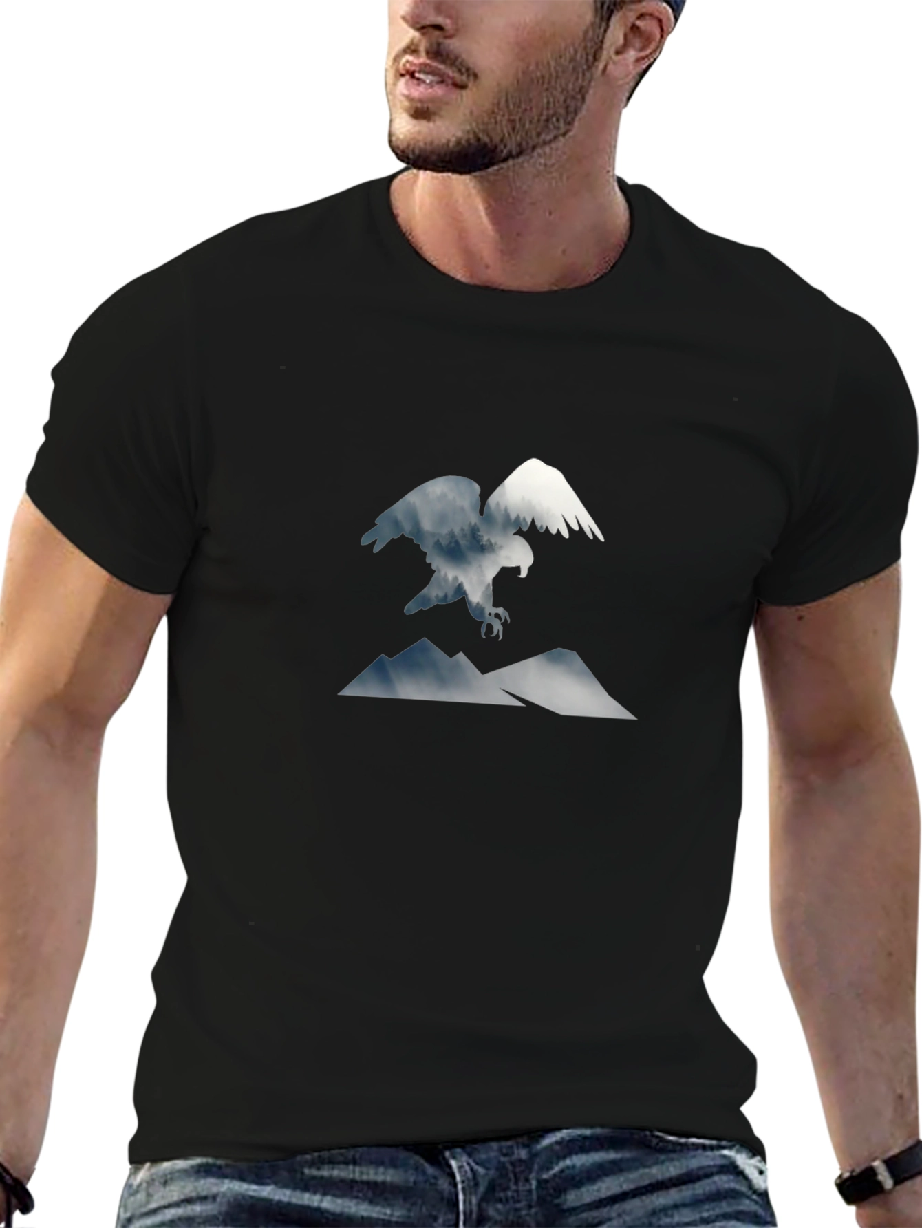 Eagle Mountain Graphic Tee - Black