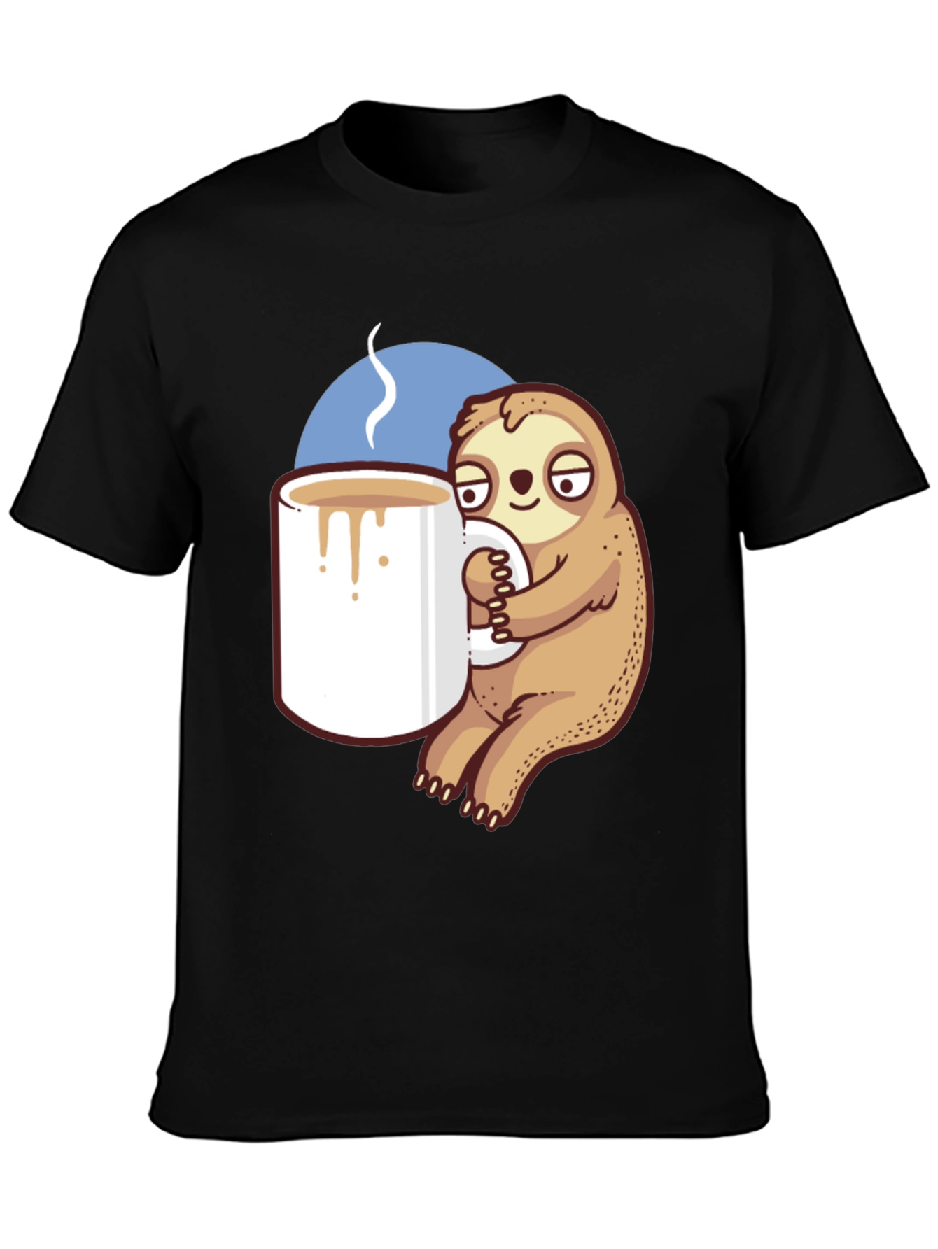 Sloth Coffee Lover T-Shirt - Relaxed Fit