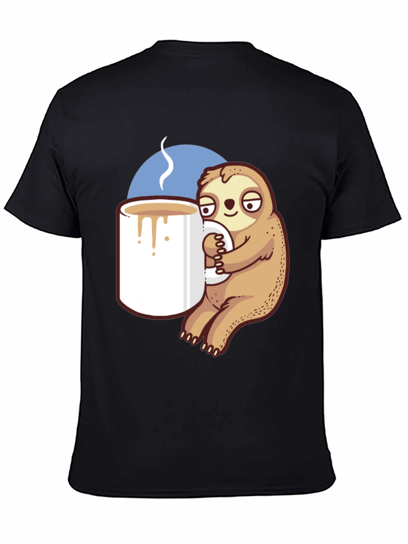 Sloth Coffee Lover T-Shirt - Relaxed Fit