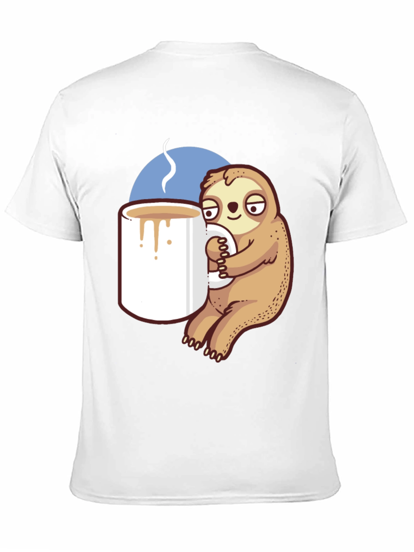 Sloth Coffee Lover T-Shirt - Relaxed Fit