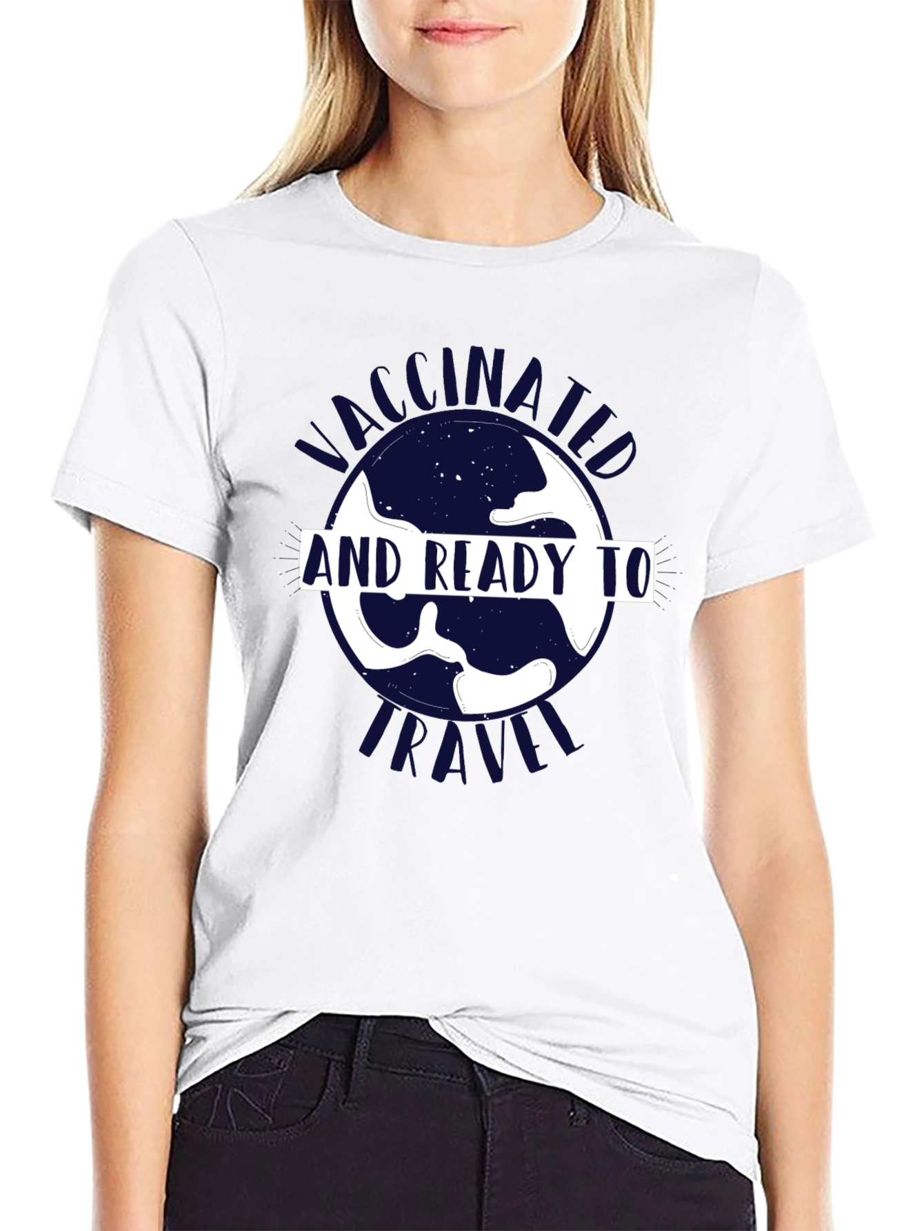 Vaccinated and Ready to Travel Graphic Tee