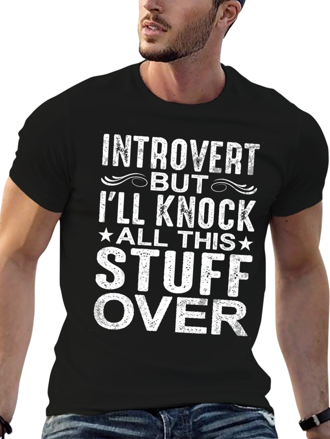 Introvert Knock Stuff Over T-Shirt
