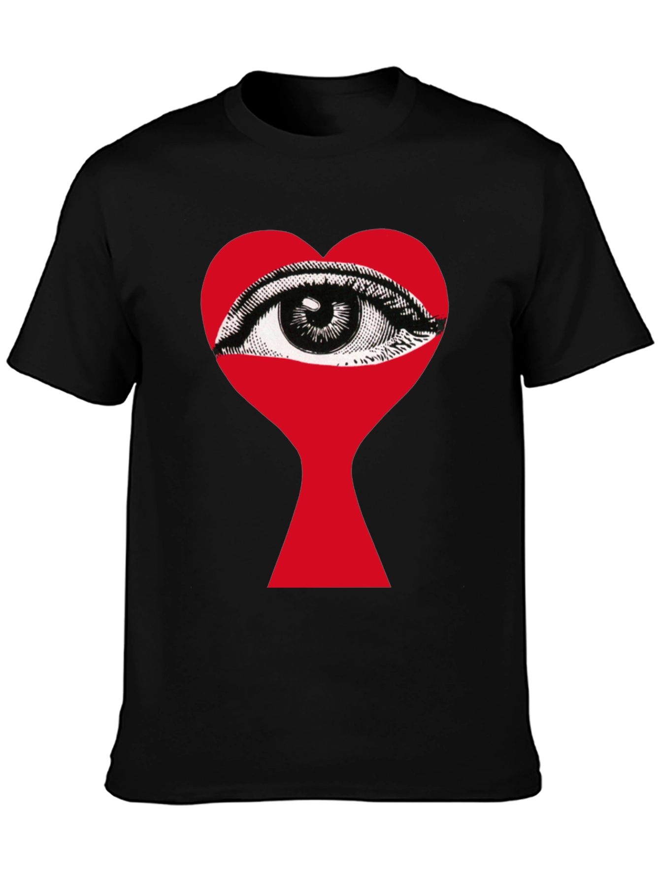 Eye Heart Graphic T-Shirt - Unique Print Tee