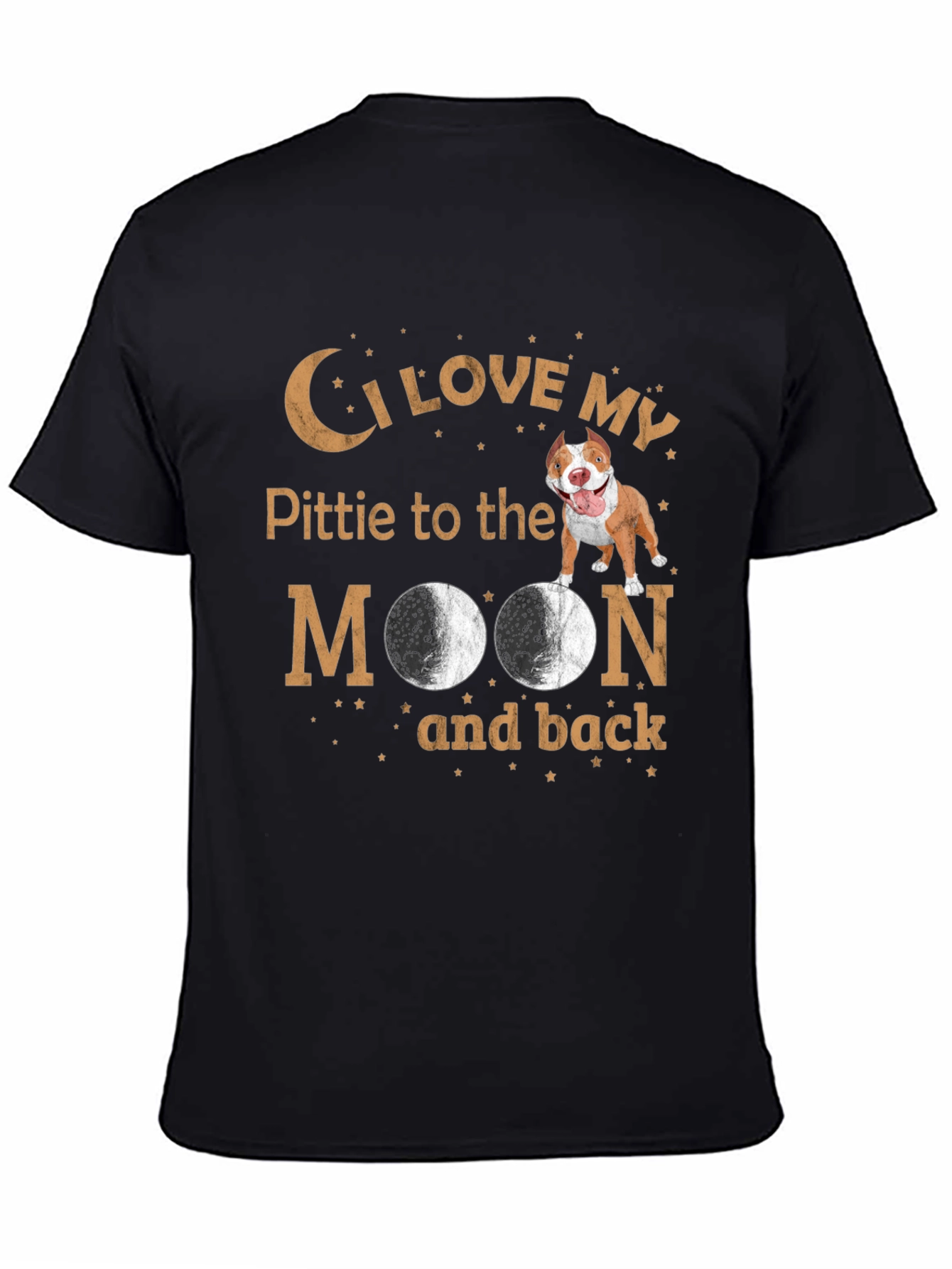 I Love My Pittie Dog T-Shirt