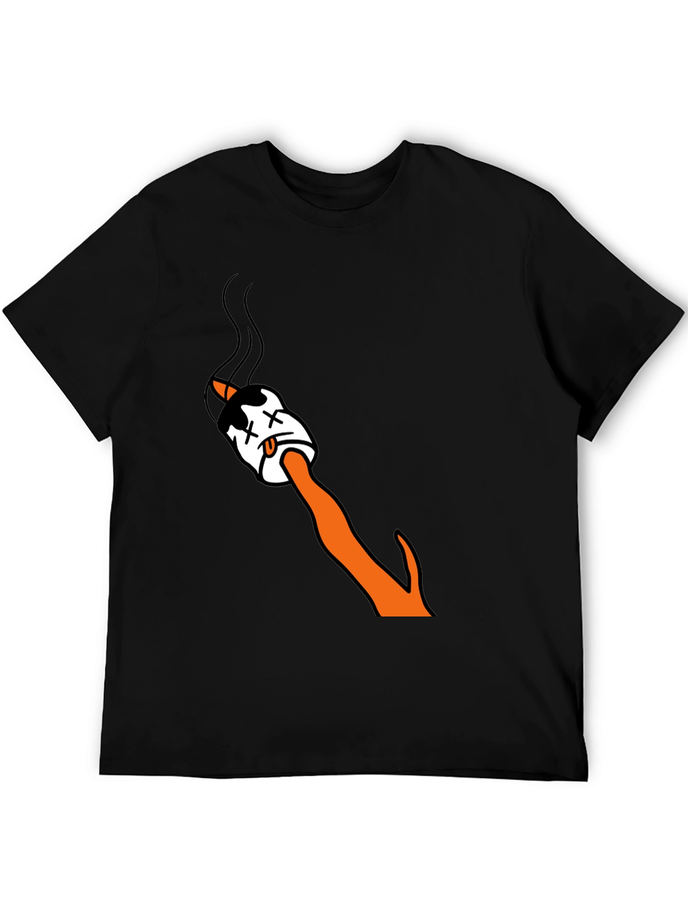 Marshmallow T-Shirt - Black Cotton Blend