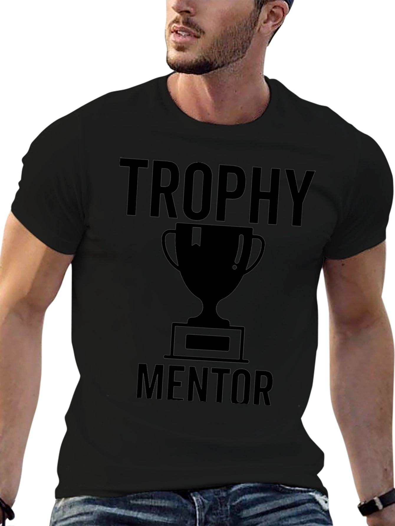 Trophy Mentor T-Shirt - Achievement & Guidance