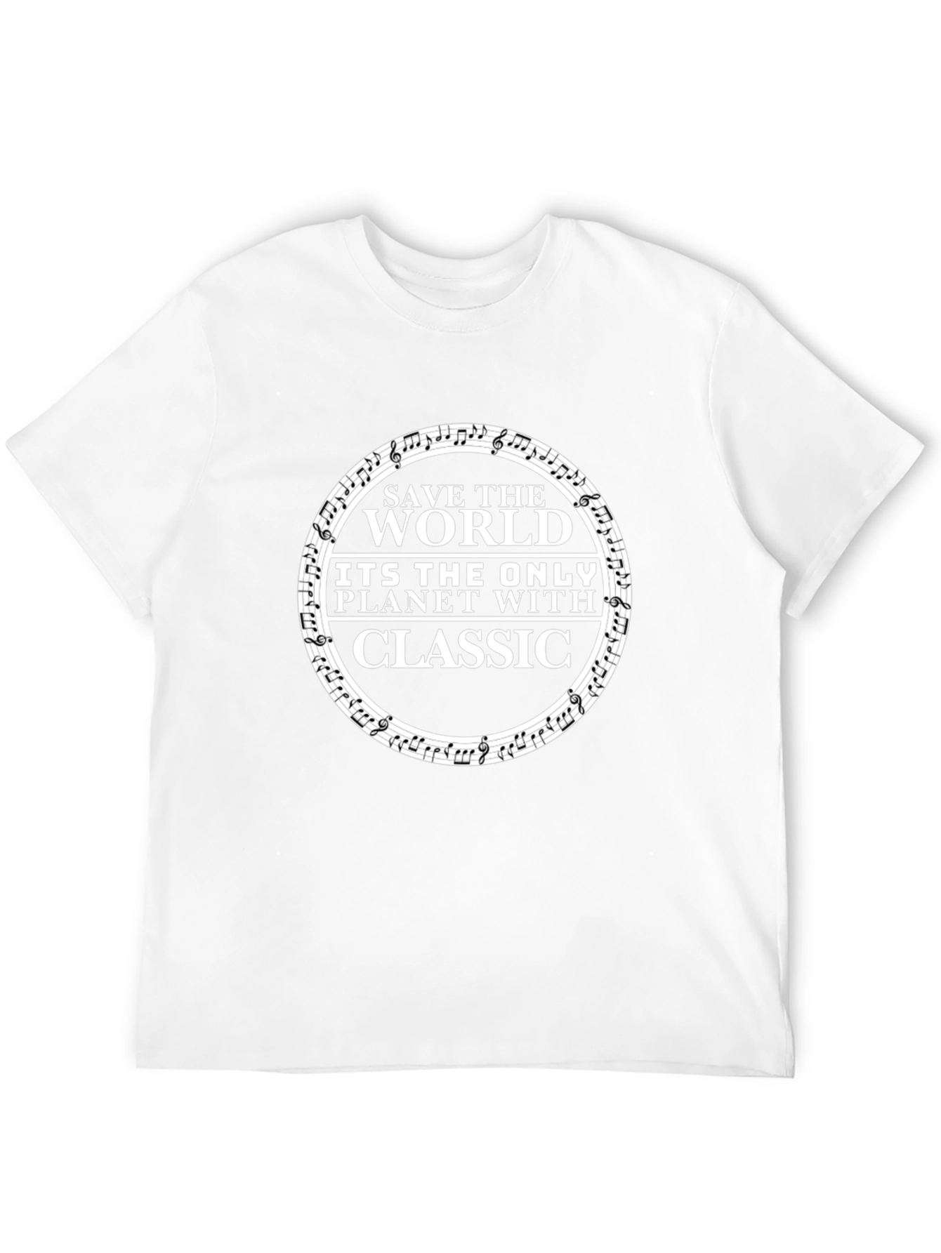 Save The World Classic Music T-Shirt