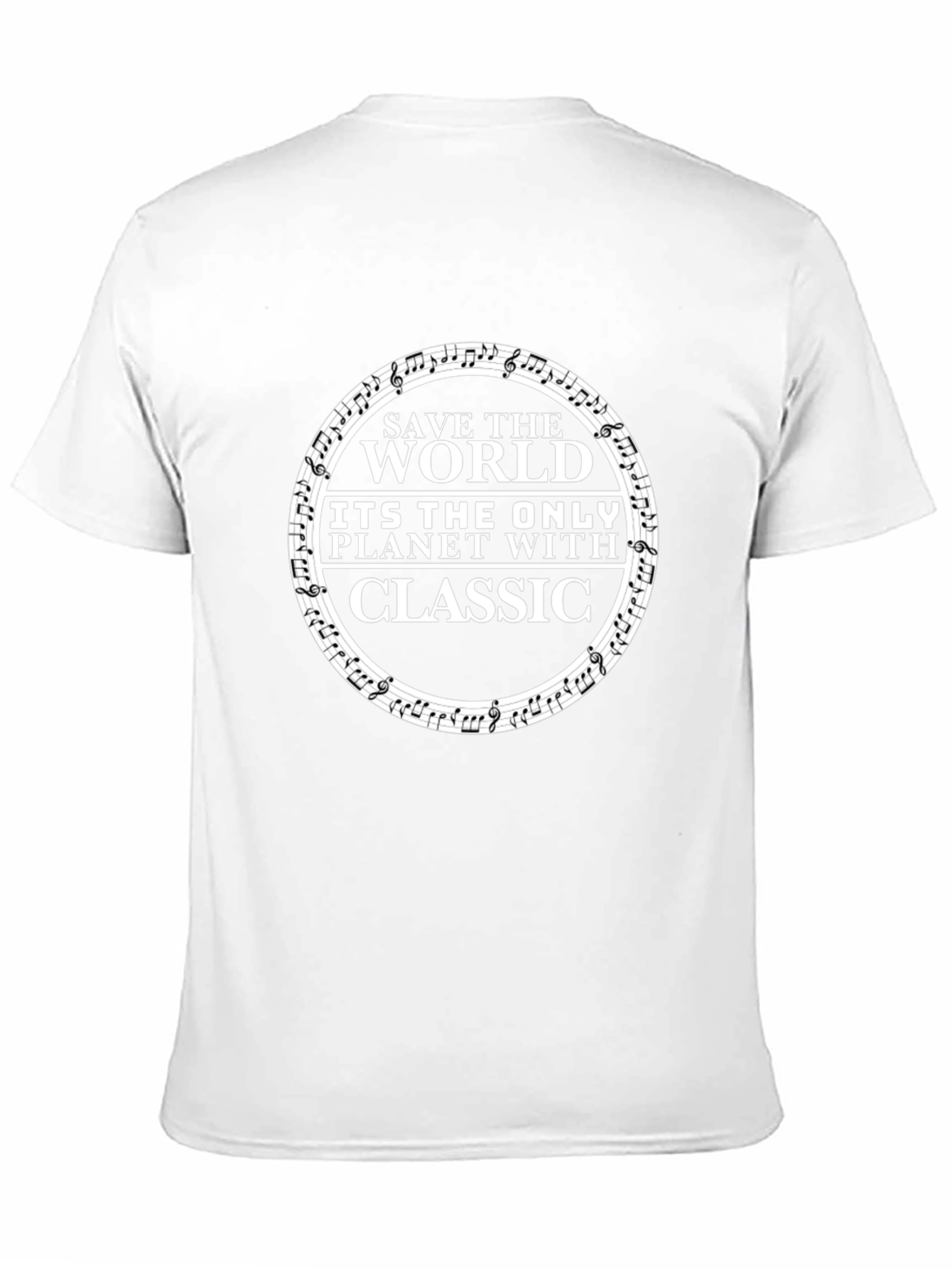 Save The World Classic Music T-Shirt