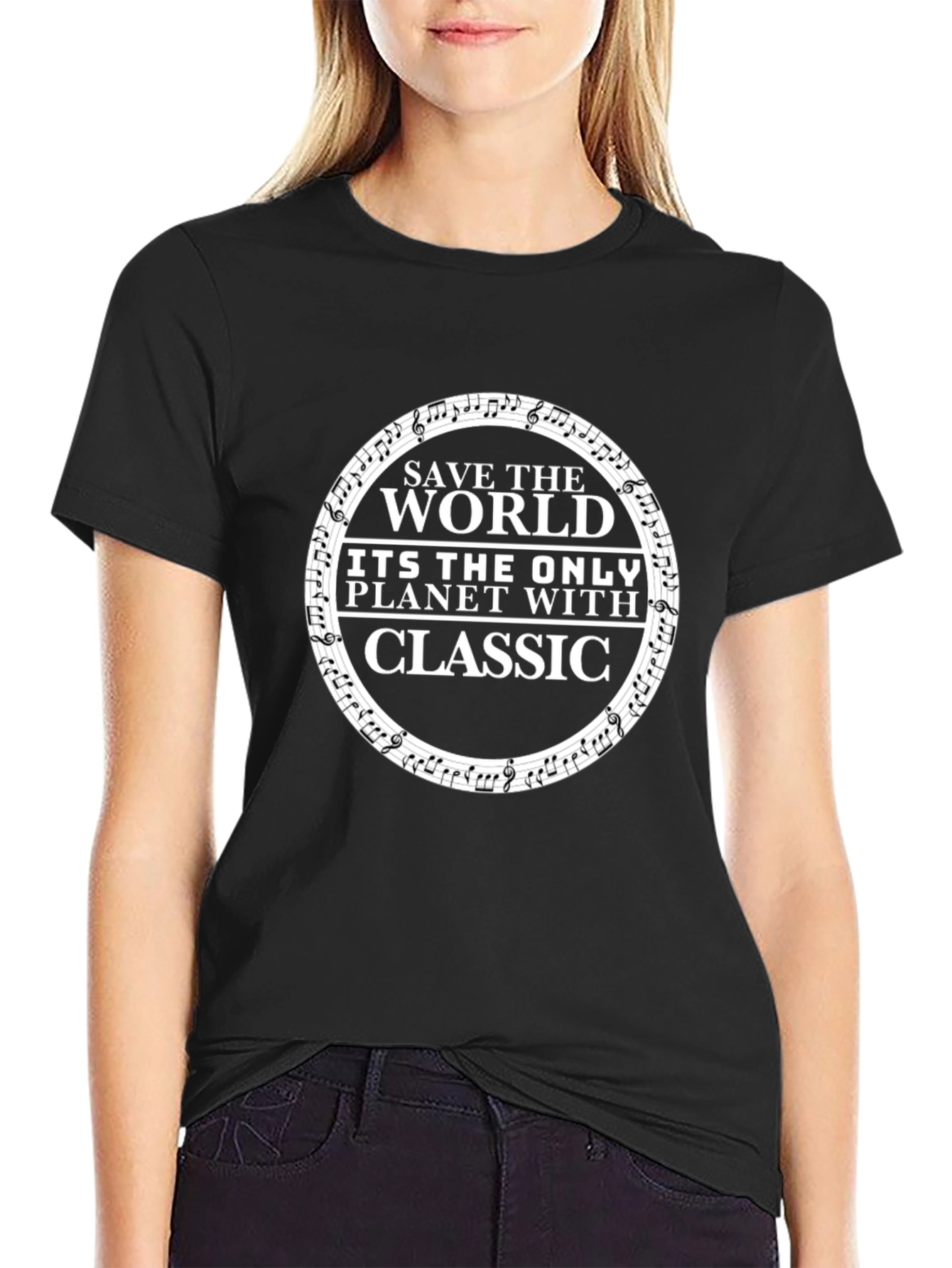 Save The World Classic Music T-Shirt