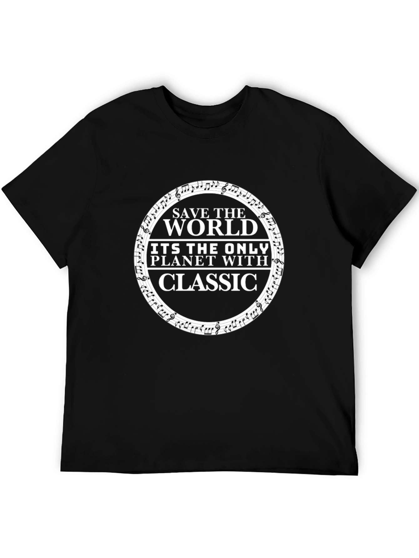 Save The World Classic Music T-Shirt