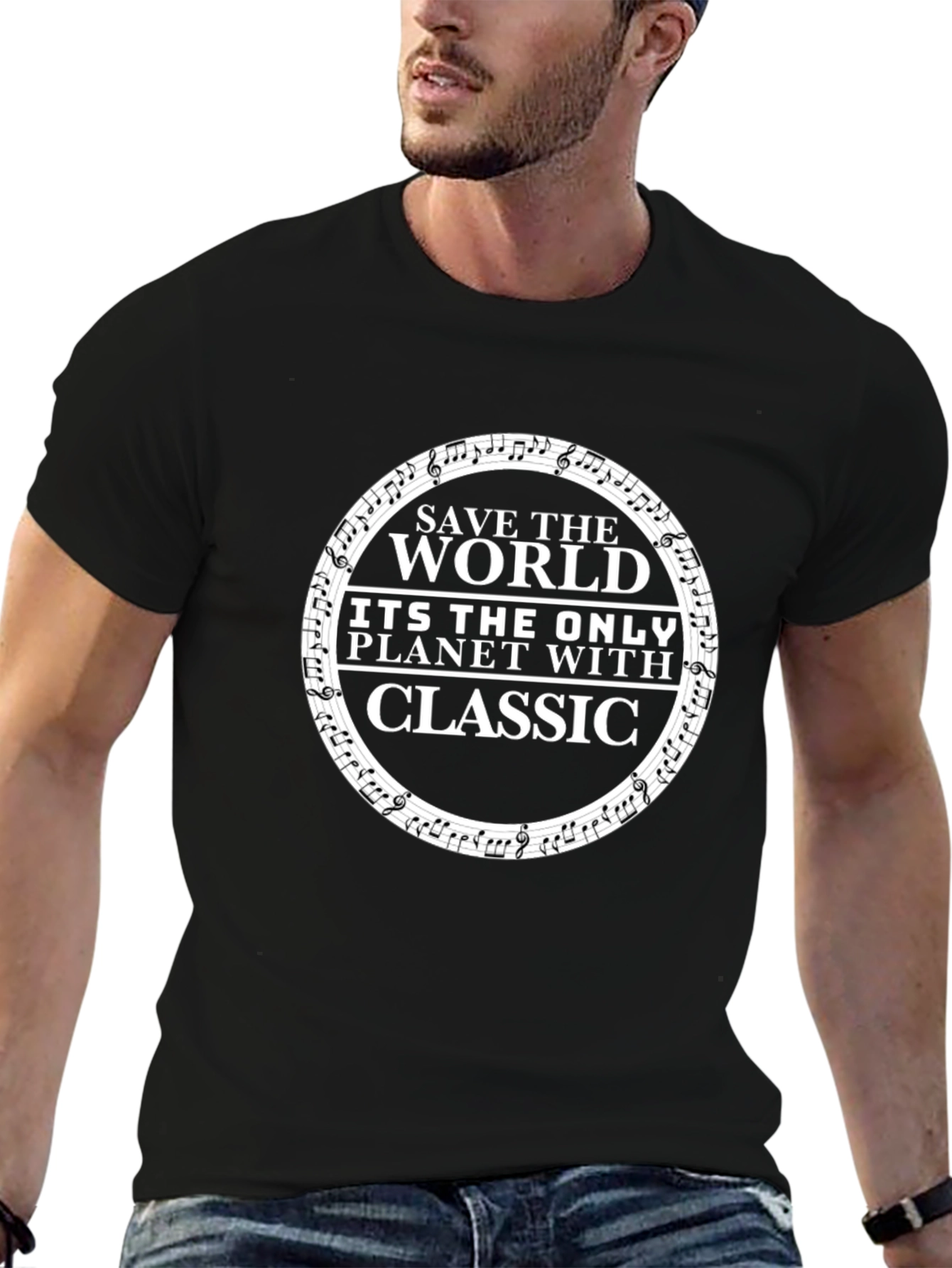 Save The World Classic Music T-Shirt