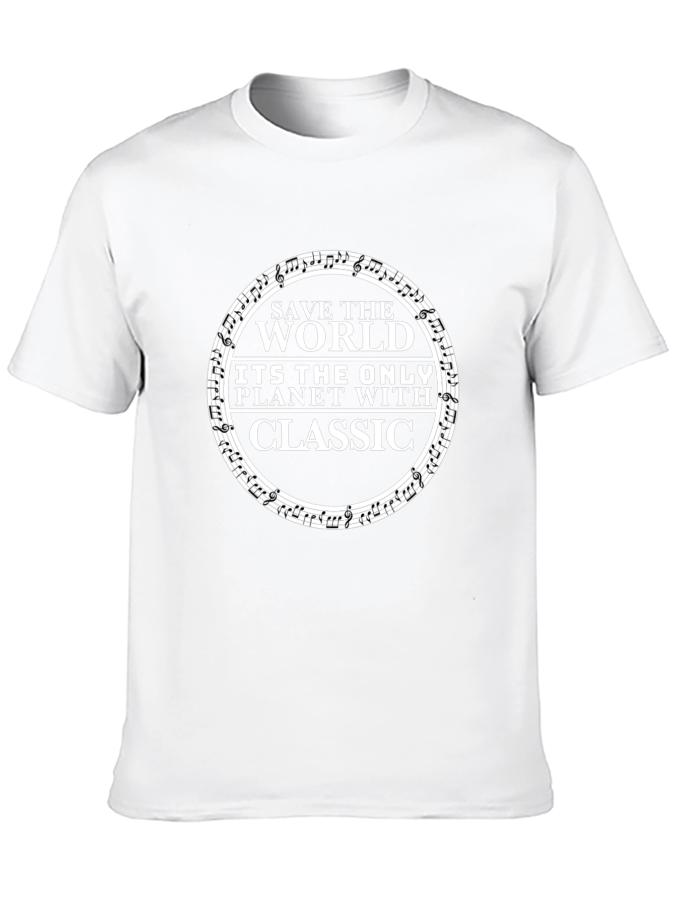 Save The World Classic Music T-Shirt