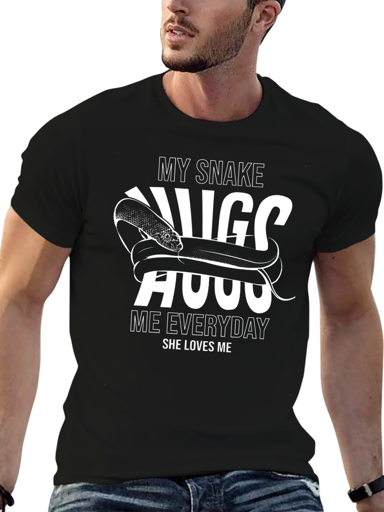 My Snake Hugs Me Everyday T-Shirt