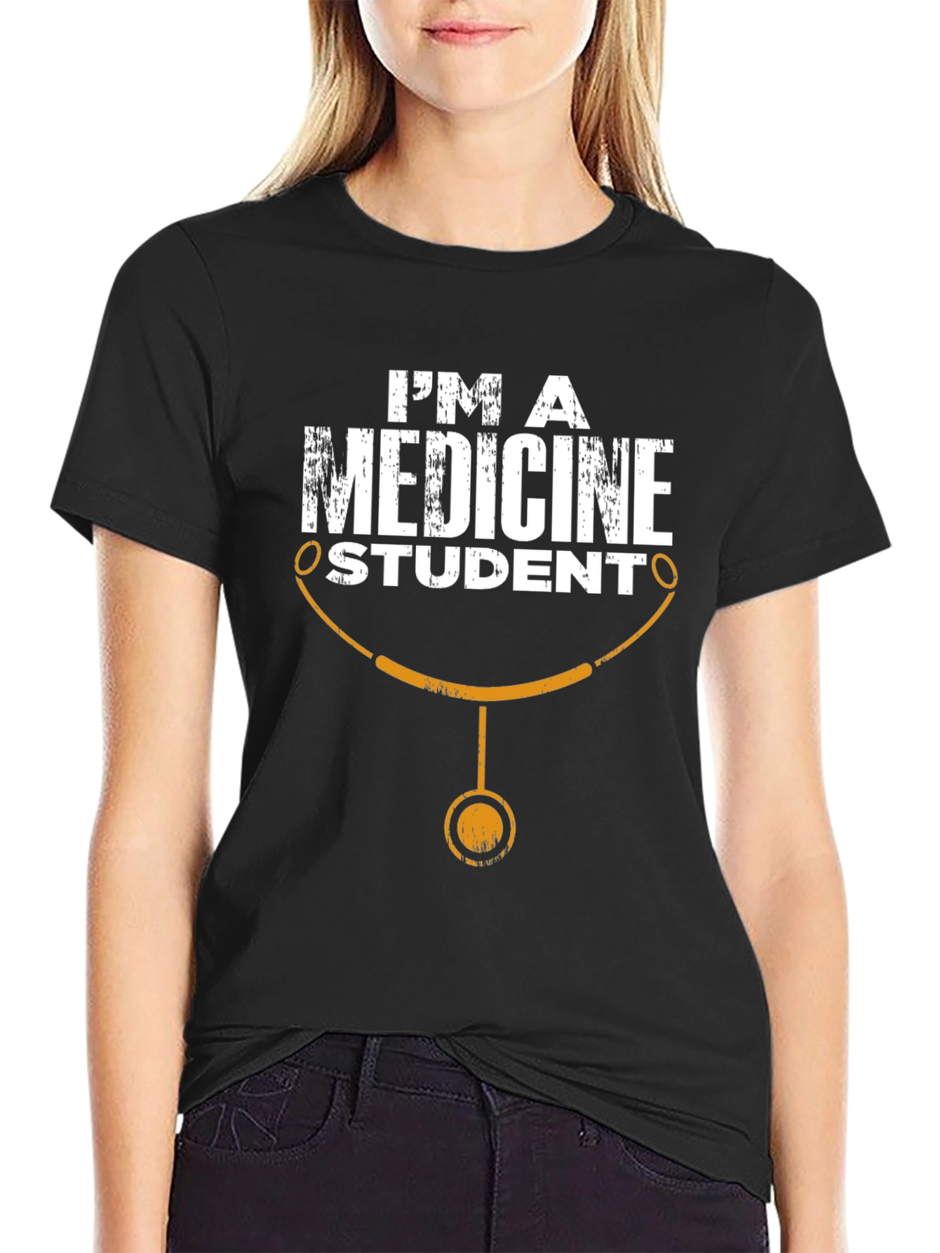 Im a Medicine Student T-Shirt - Stethoscope Design